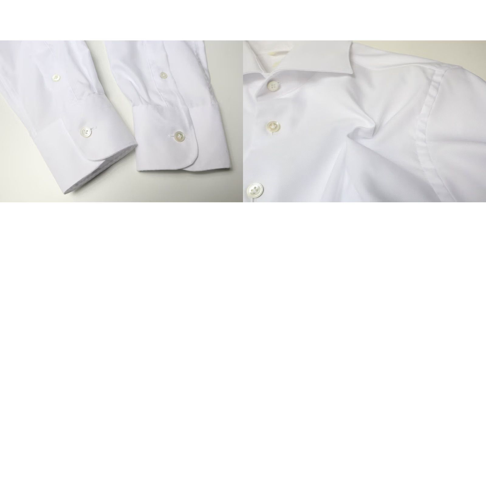 Suitsupply Suitsupply Traveller Extra Slim Fit Formal Shirt Men's 39-L White Collared Shirt Size 40R - 8 Thumbnail