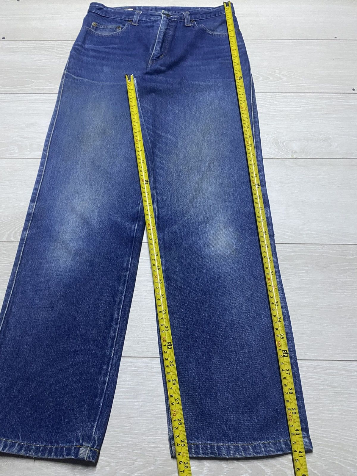 Japanese Brand Vintage Nouvelle Bobson Pro Blue Wash Tapered Leg Jeans Size US 30 / EU 46 - 12 Thumbnail