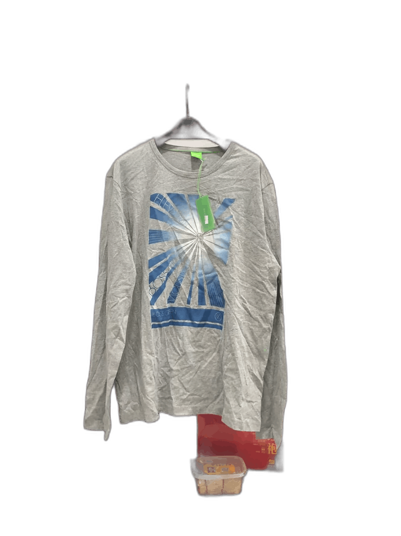 Emporio Armani Long Sleeve T-Shirt with Blue Graphic Design Size US L / EU 52-54 / 3 - 1 Thumbnail