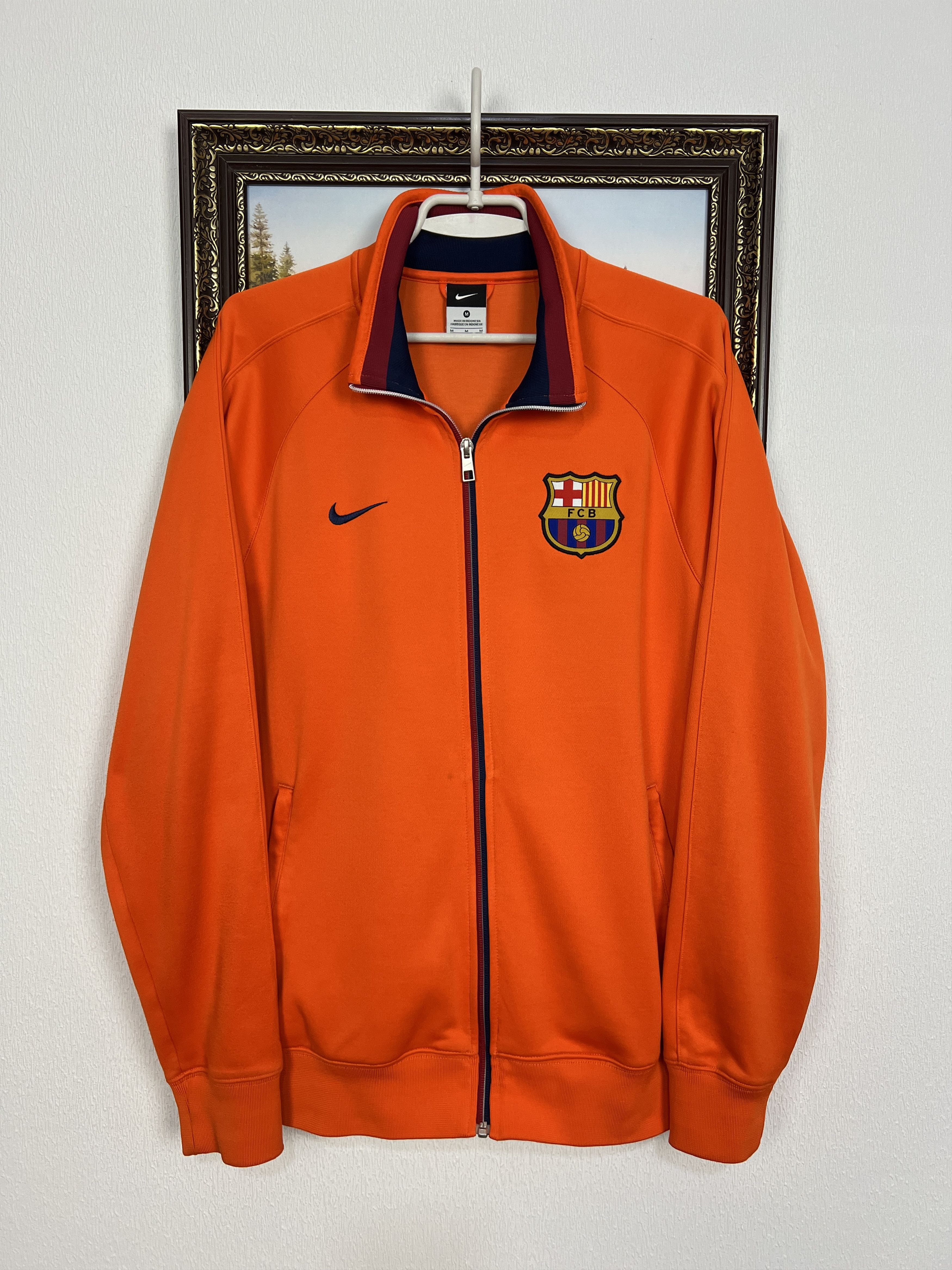 Nike Vintage Nike FC Barcelona Football Jacket Soccer Track Top Size US M / EU 48-50 / 2 - 1 Thumbnail