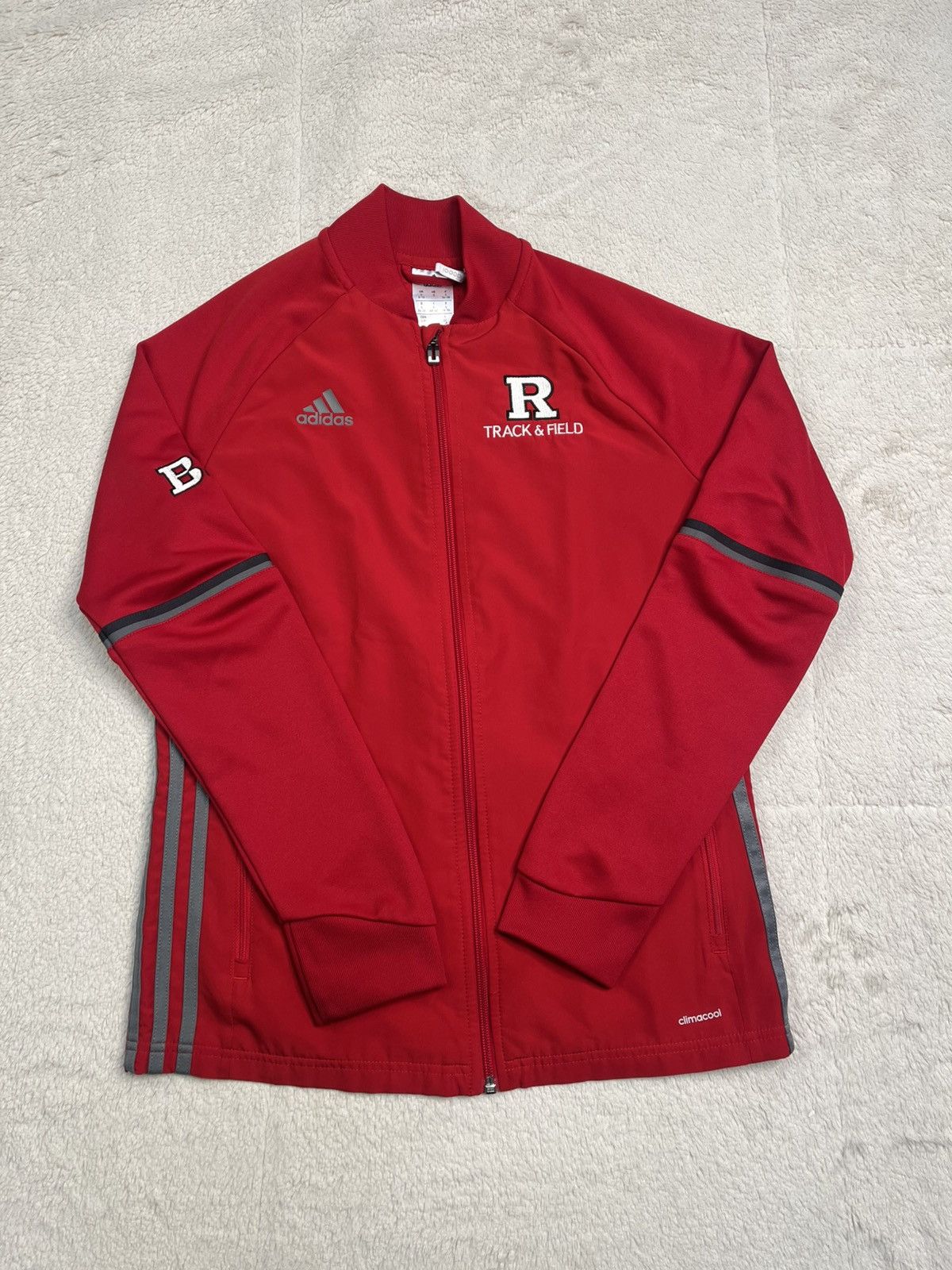 Adidas Adidas NCAA Rutgers Knights Team Issue Track & Field Jacket Size S / US 4 / IT 40 - 1 Thumbnail