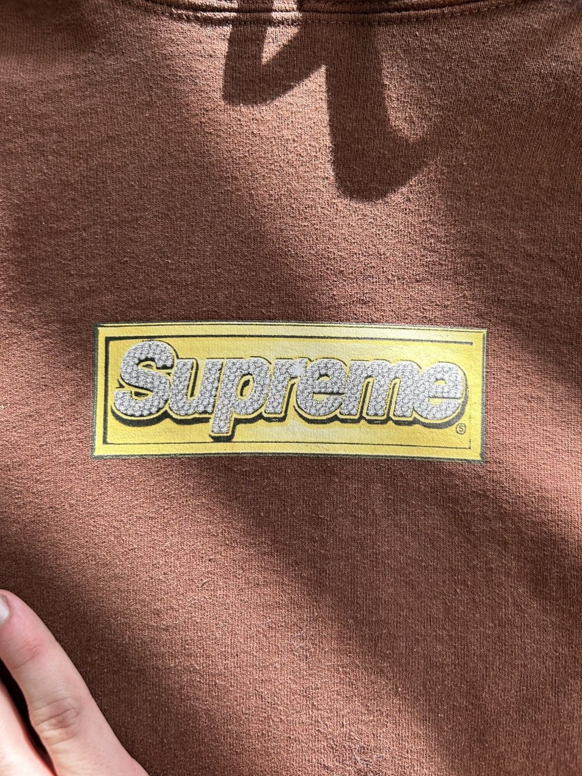 Supreme Supreme brown bling boxlogo Size US M / EU 48-50 / 2 - 3 Thumbnail