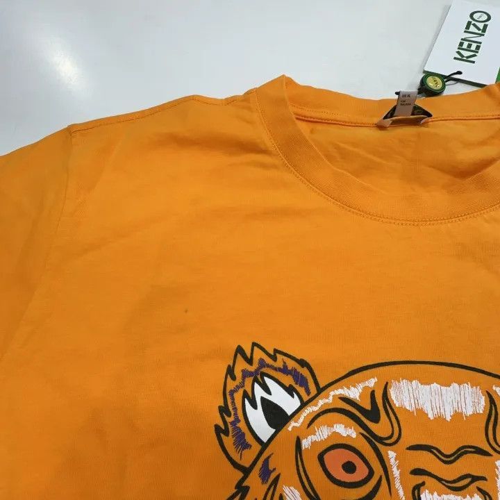 Kenzo KENZO Classic Tiger Logo Printed T-shirt -2507 Size US XL / EU 56 / 4 - 7 Thumbnail