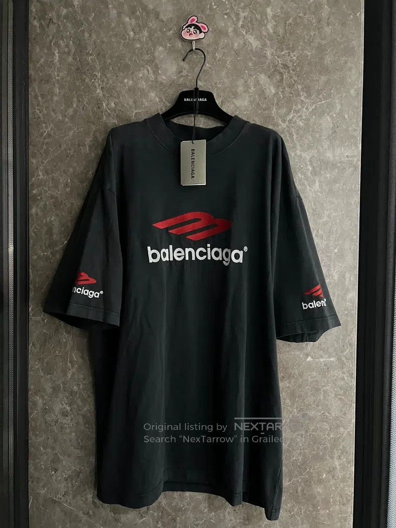 Balenciaga Balenciaga 3B Embroidered Short Sleeve Size US M / EU 48-50 / 2 - 1 Thumbnail