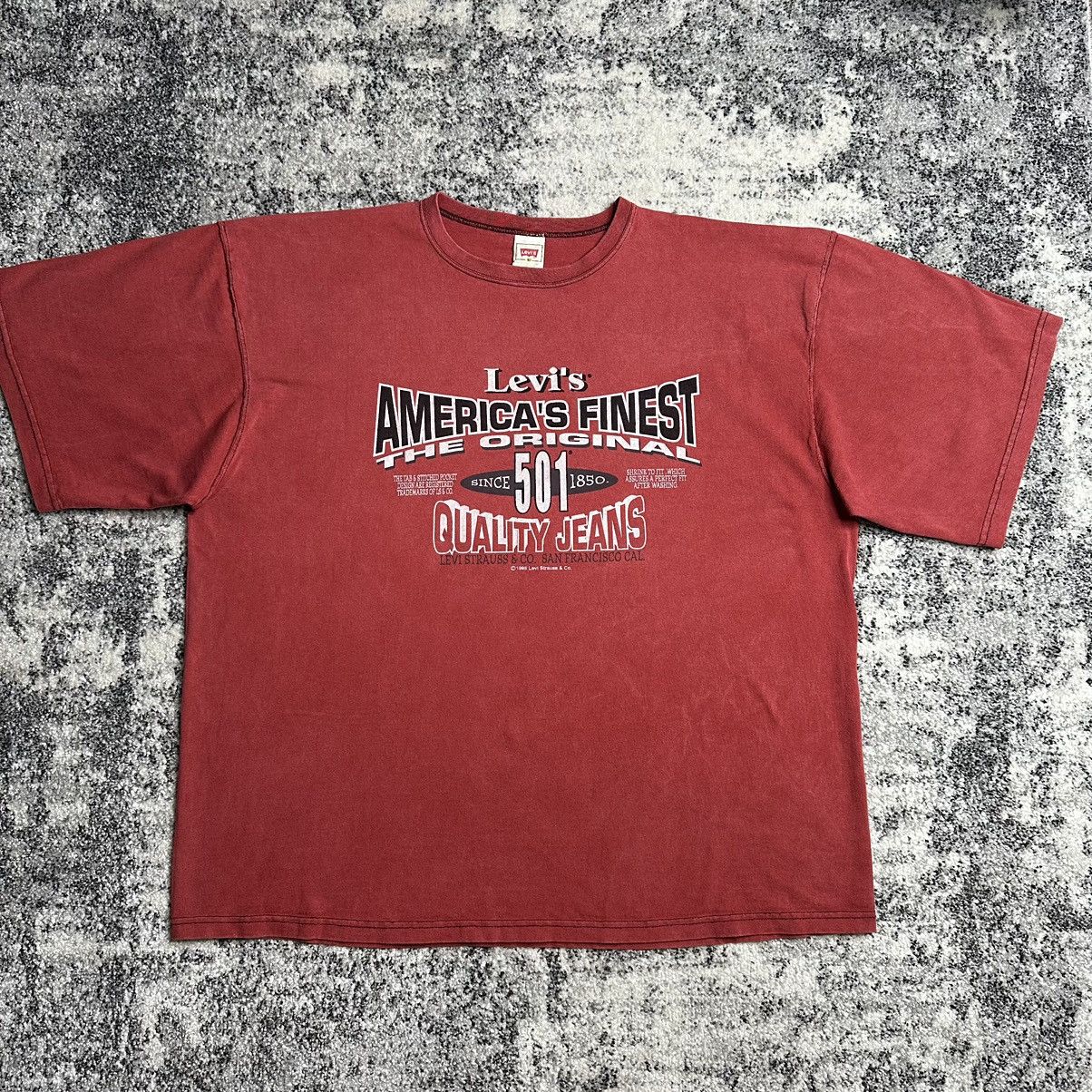 Levi's Levi’s Levis 1995 Vintage Made in USA Streetwear T-shirt Size US L / EU 52-54 / 3 - 8 Thumbnail