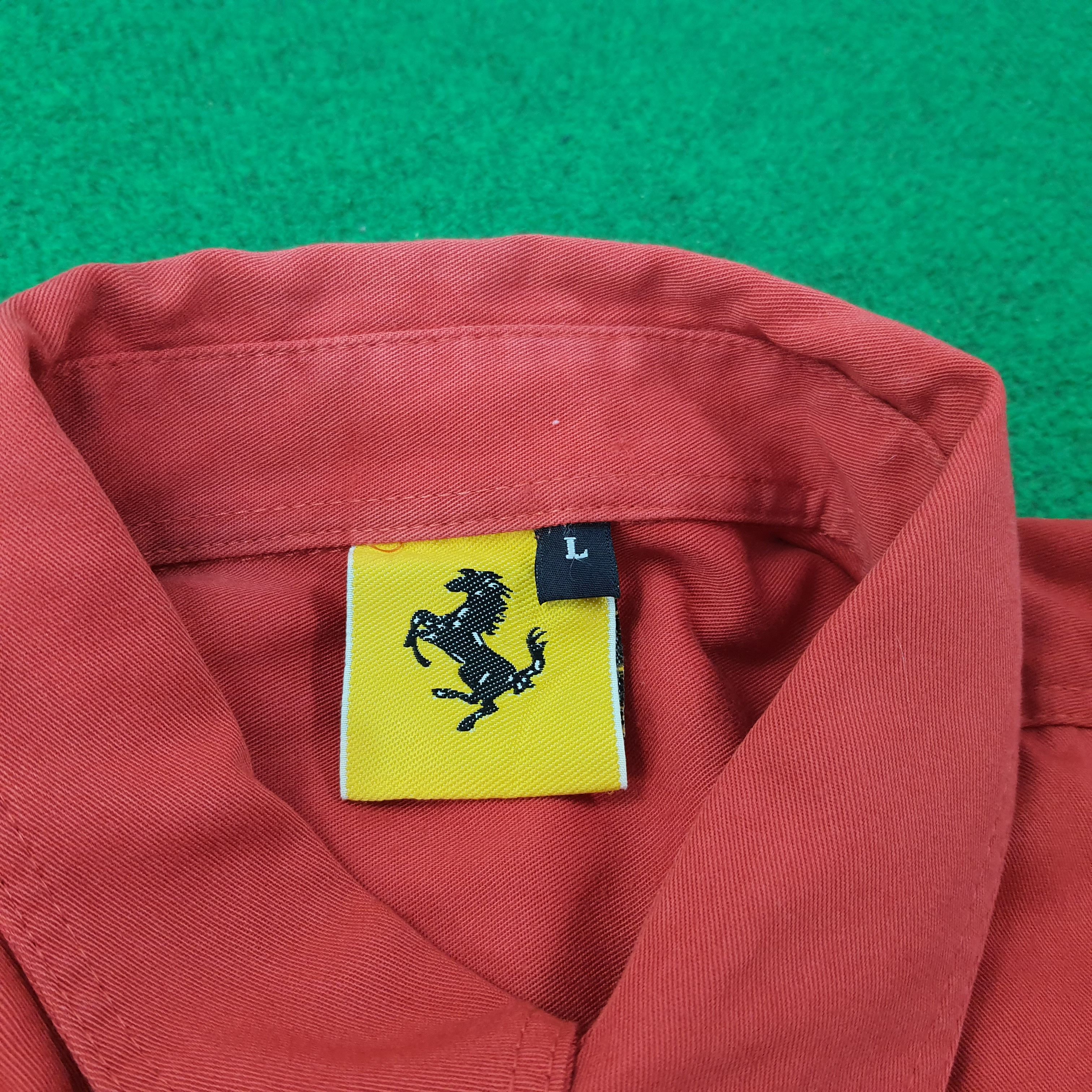 Ferrari Vintage FERRARI Racing Motorsports Workshirt C249N61 Size US M / EU 48-50 / 2 - 6 Thumbnail