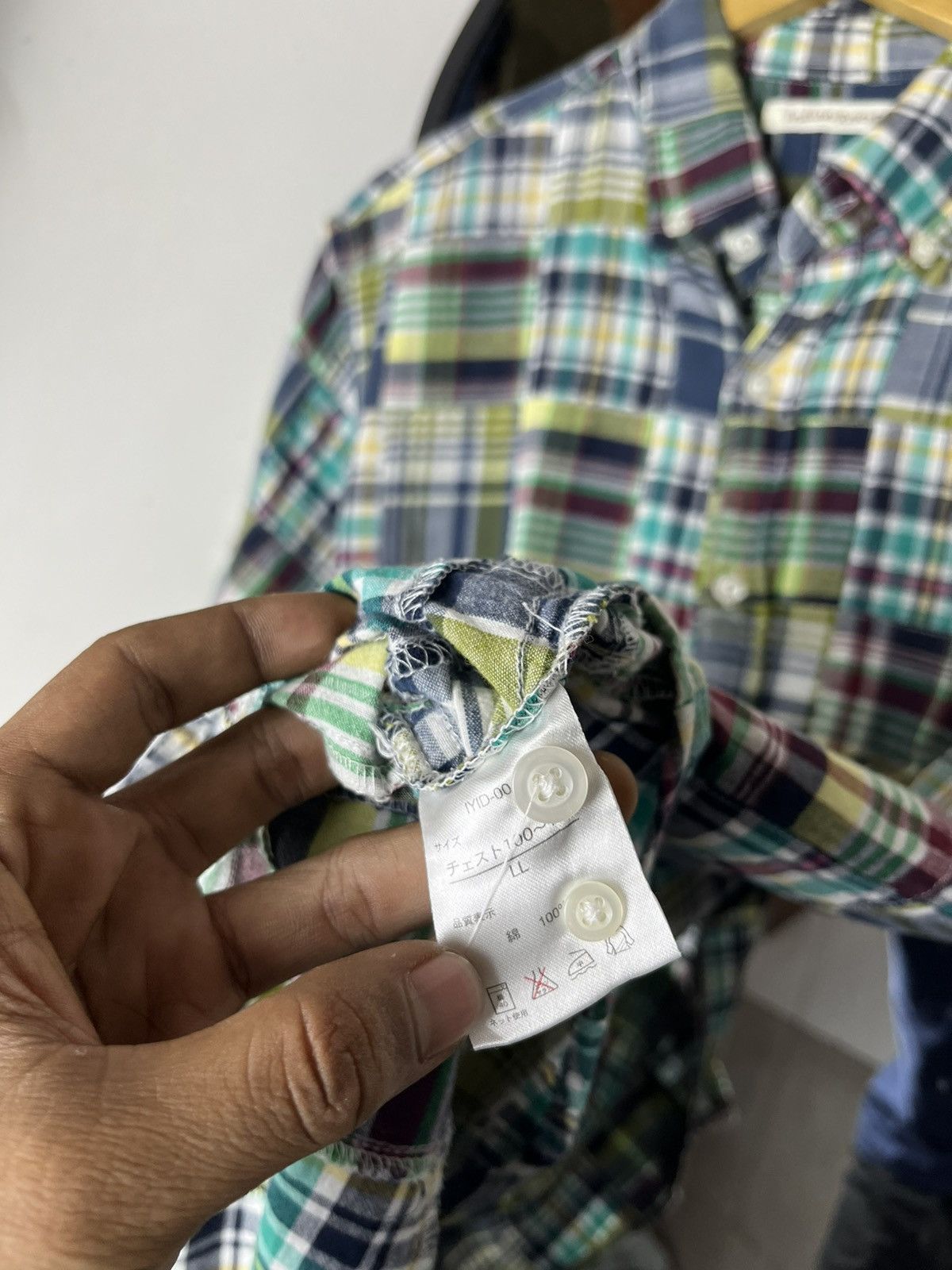 Yohji Yamamoto Delete today🔥Patchwork button shirt indi resort cdg/needles Size US XL / EU 56 / 4 - 6 Thumbnail