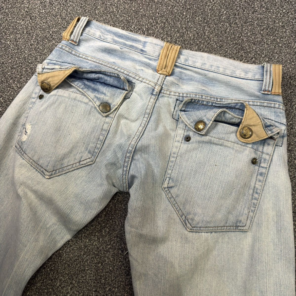 Hysteric Glamour 🔥🇯🇵 Japanese Flared Sick Root Distressed Denim Size US 32 / EU 48 - 10 Thumbnail