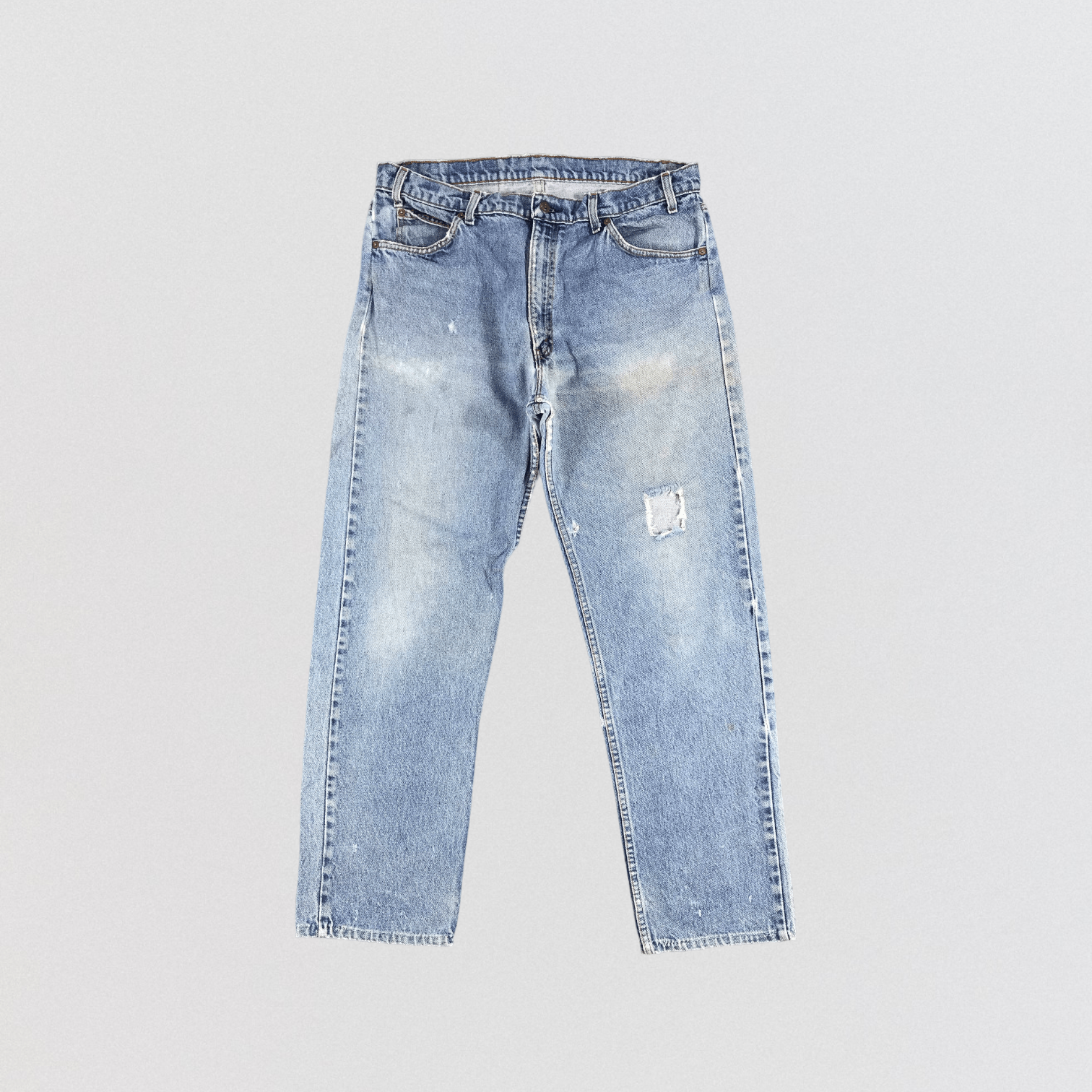 Levi's Vintage 80s Distress Levis Orange Tab Jeans-JM1109A Size US 37 - 1 Thumbnail