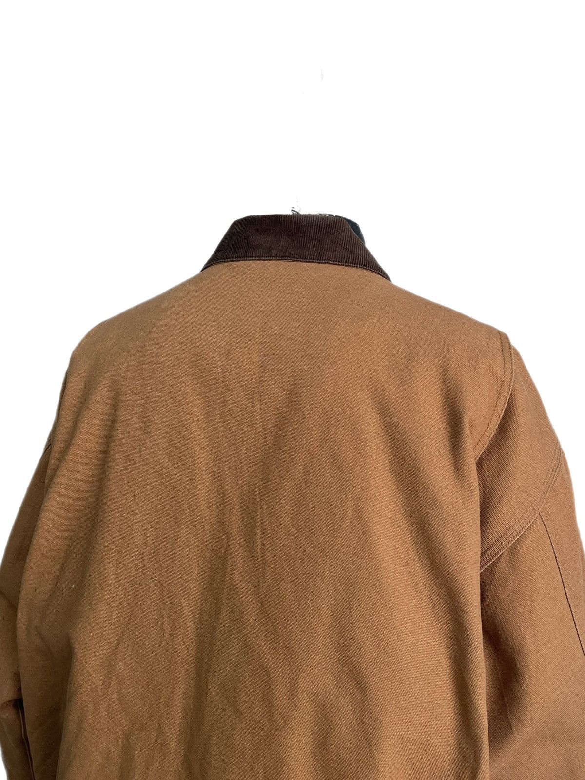 Carhartt Corner Stone Brown Workwear Jacket carhartt Embroidered y2k Size US L / EU 52-54 / 3 - 7 Thumbnail