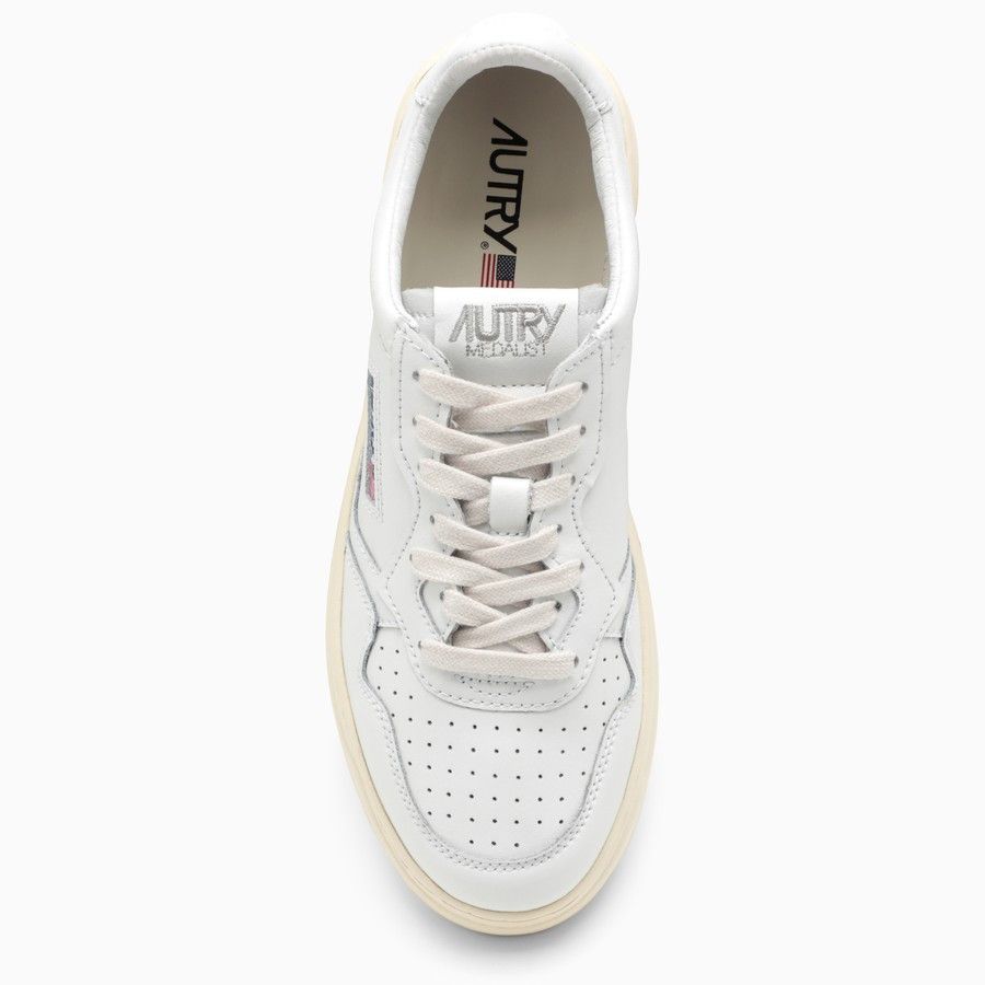 AUTRY o1d2blof0824 Leather Sneakers in White Size US 6 / IT 36 - 3 Thumbnail
