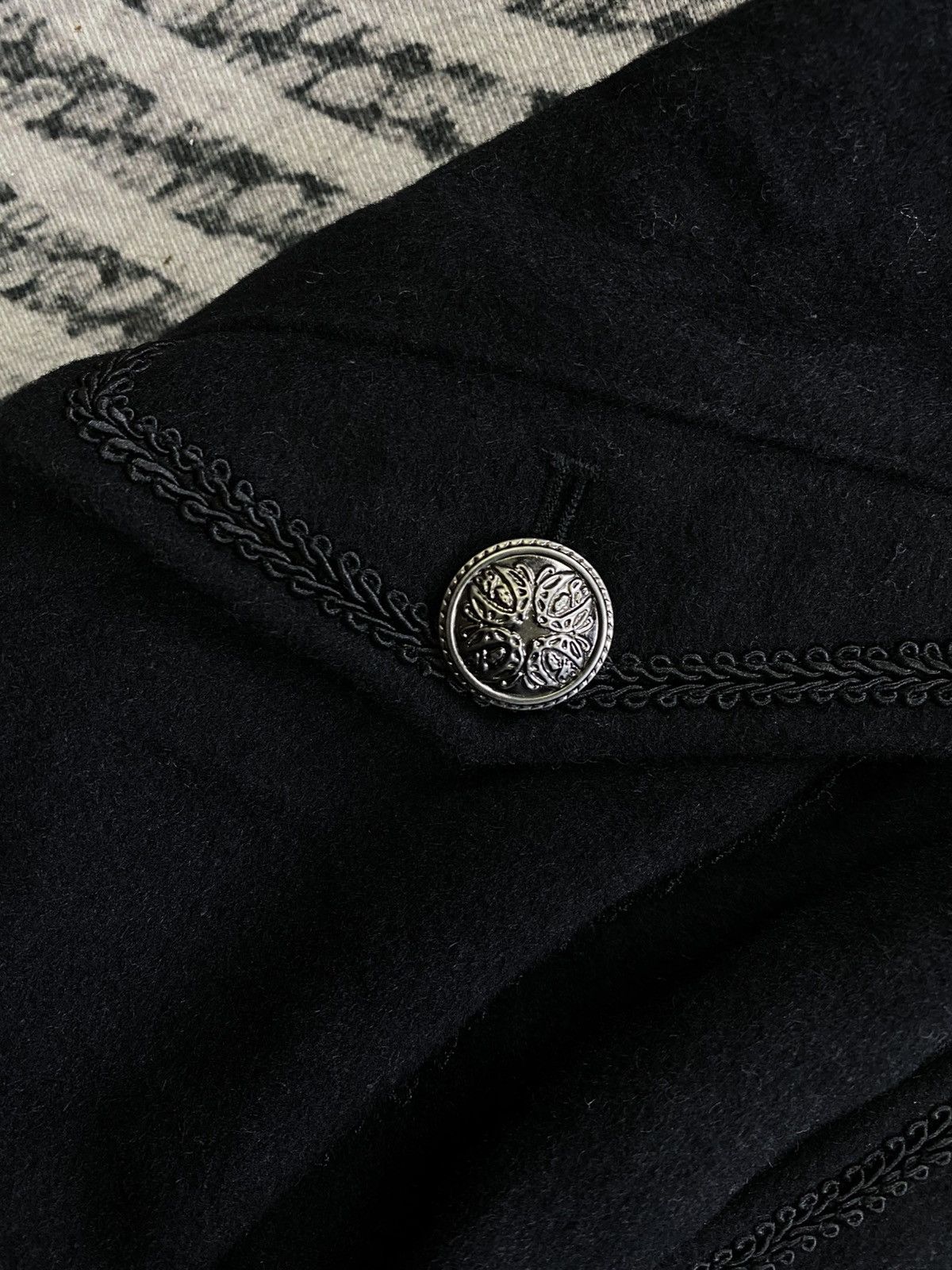 Le Grande Bleu (L.G.B.) Vintage Ozz Croce Punk Bondage Jacket Size M / US 6-8 / IT 42-44 - 8 Thumbnail