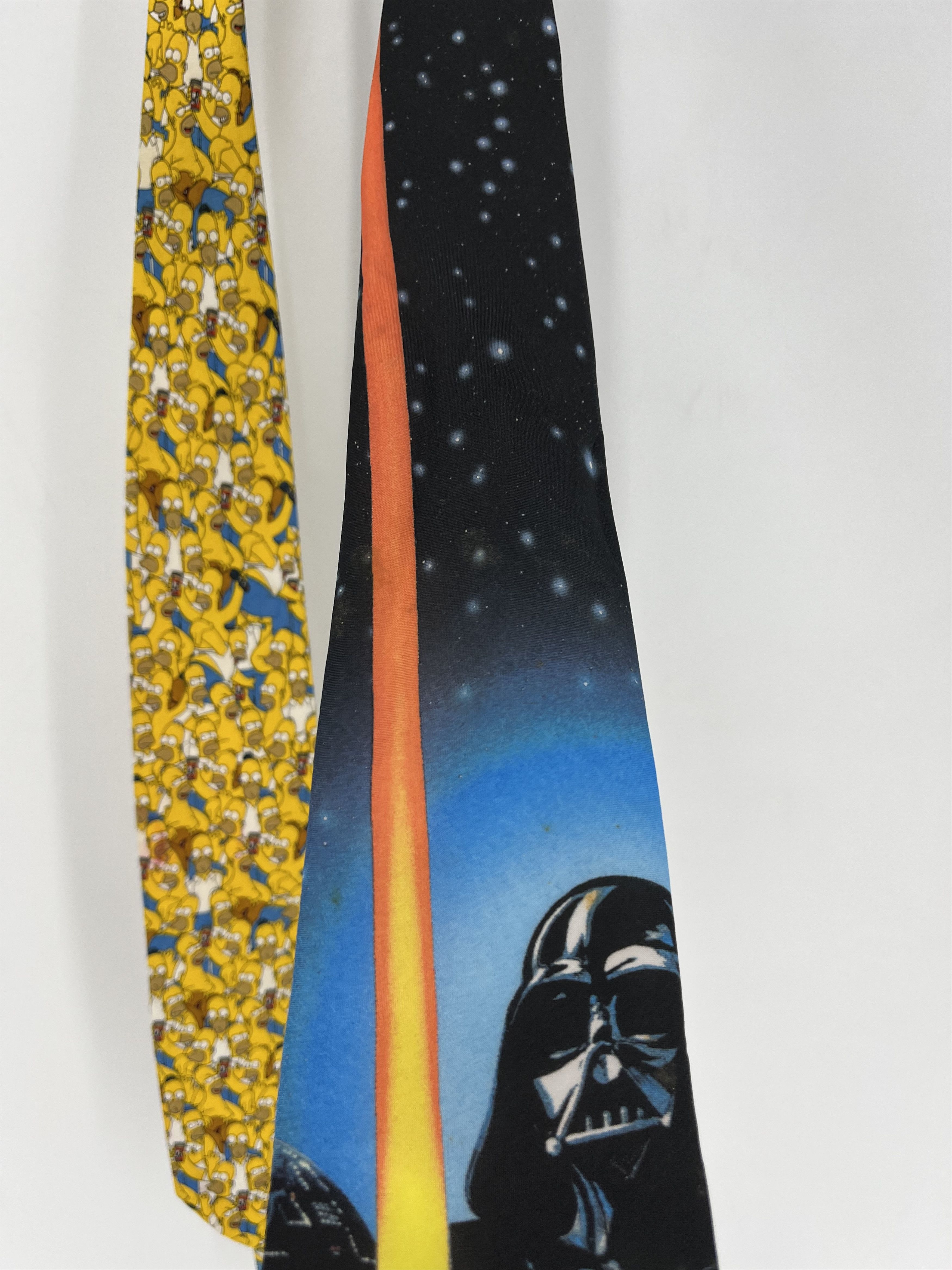 Star Wars × The Simpsons × Vintage Rare The Simpsons Star Wars Lot Of 2 Vintage 90s Size ONE SIZE - 2 Thumbnail
