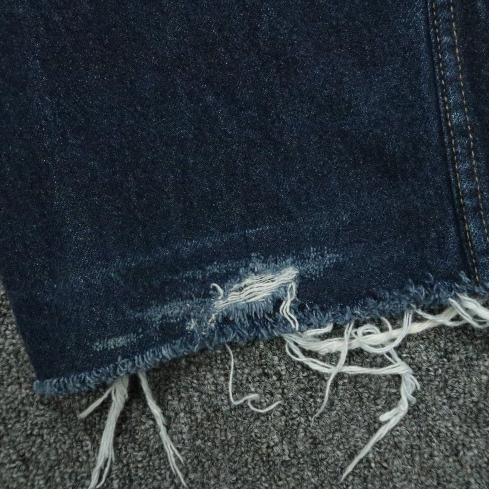Anchor Blue VINTAGE Anchor Blue Jeans 31x28 Wide Leg Relaxed Fit Baggy Dark Blue 90s Y2K Mens Size US 31 - 6 Thumbnail