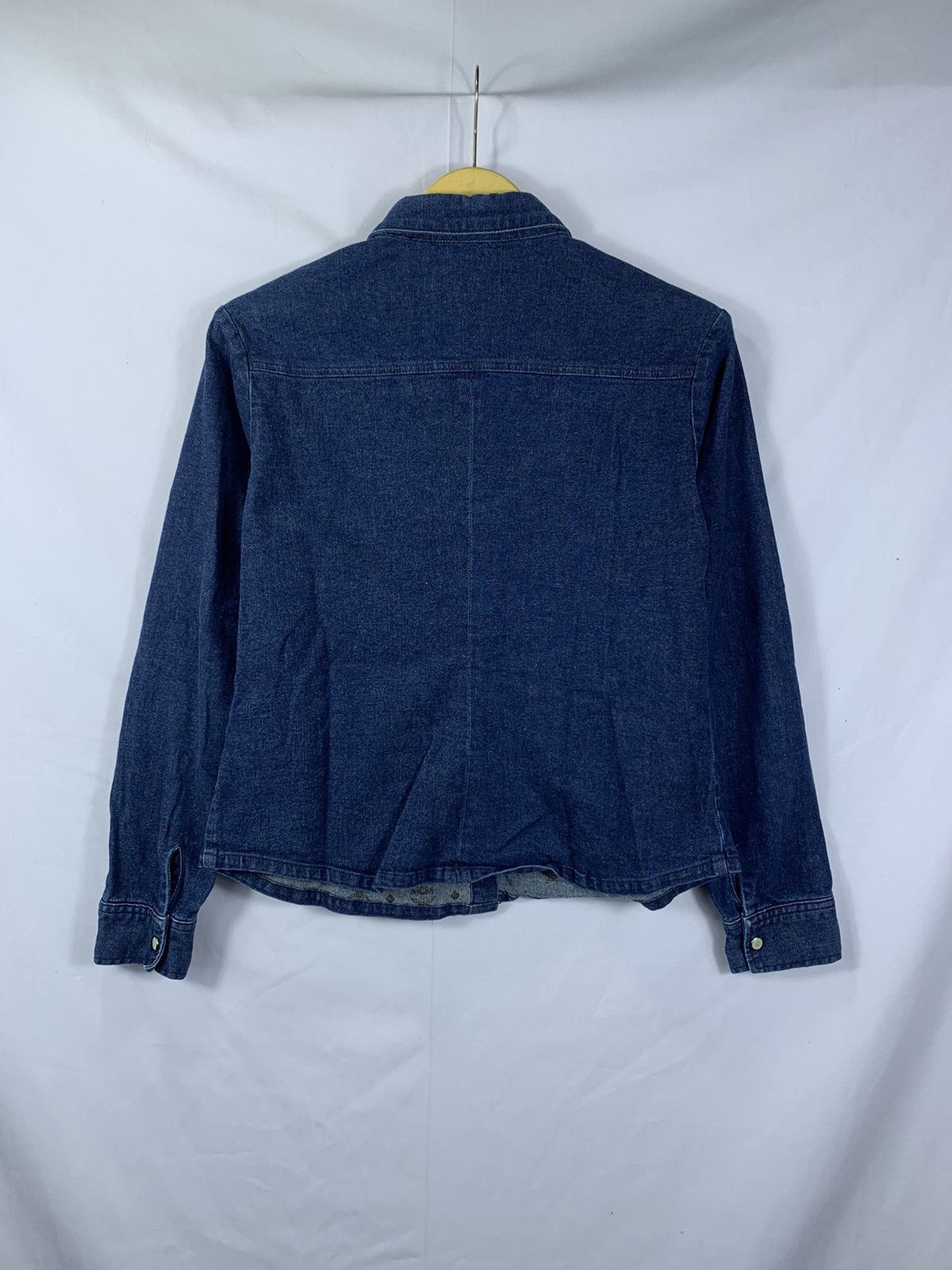 Orslow MCM Denim Monogram Button Shirt Size M / US 6-8 / IT 42-44 - 2 Thumbnail