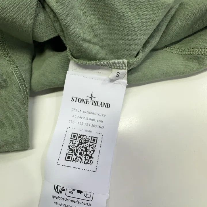 Stone Island Stone Island Sage Green Short Sleeve TShirt -2506 Size US S / EU 44-46 / 1 - 6 Thumbnail