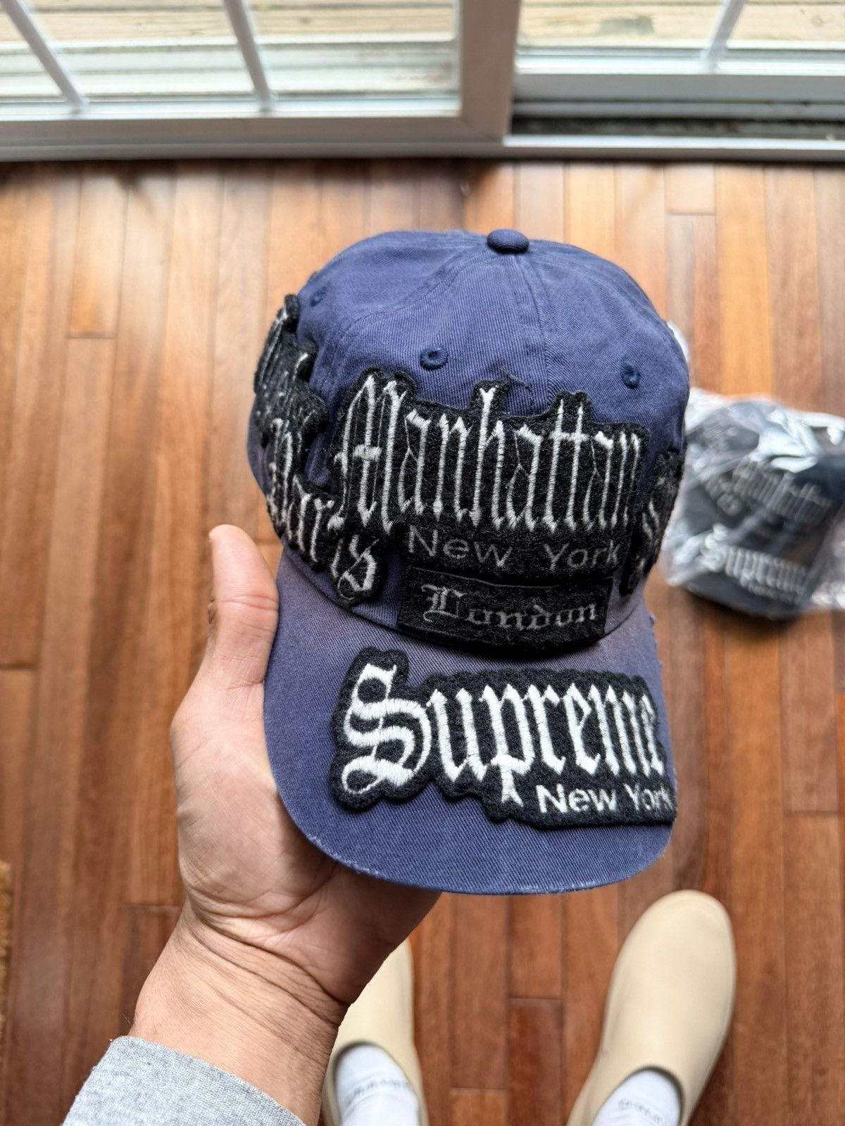 Supreme Supreme City Patches 6-Panel - navy Size ONE SIZE - 6 Thumbnail