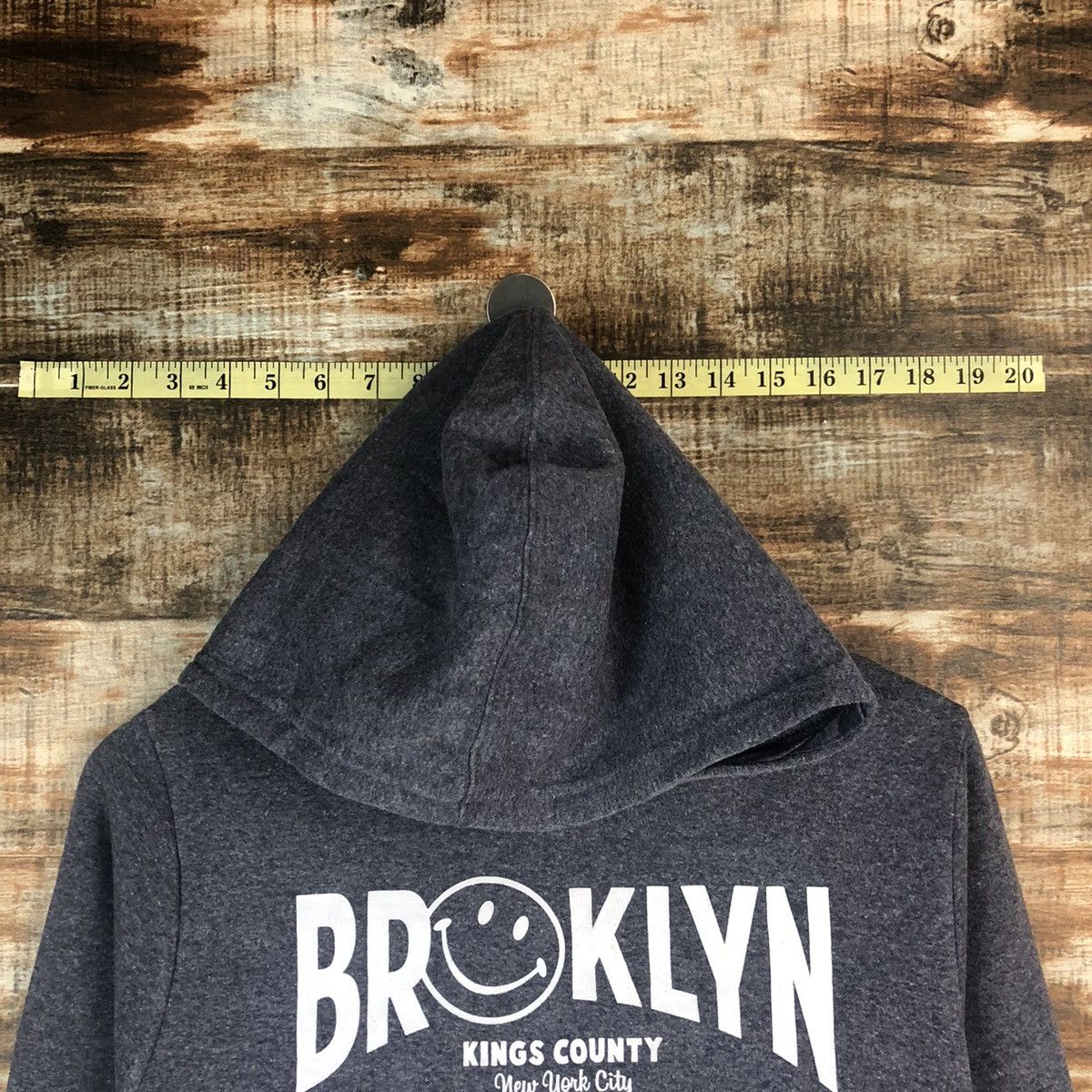 Japanese Brand Broklyn home boys sweatshirt Grey Hoodie #A1459 Size US S / EU 44-46 / 1 - 4 Thumbnail