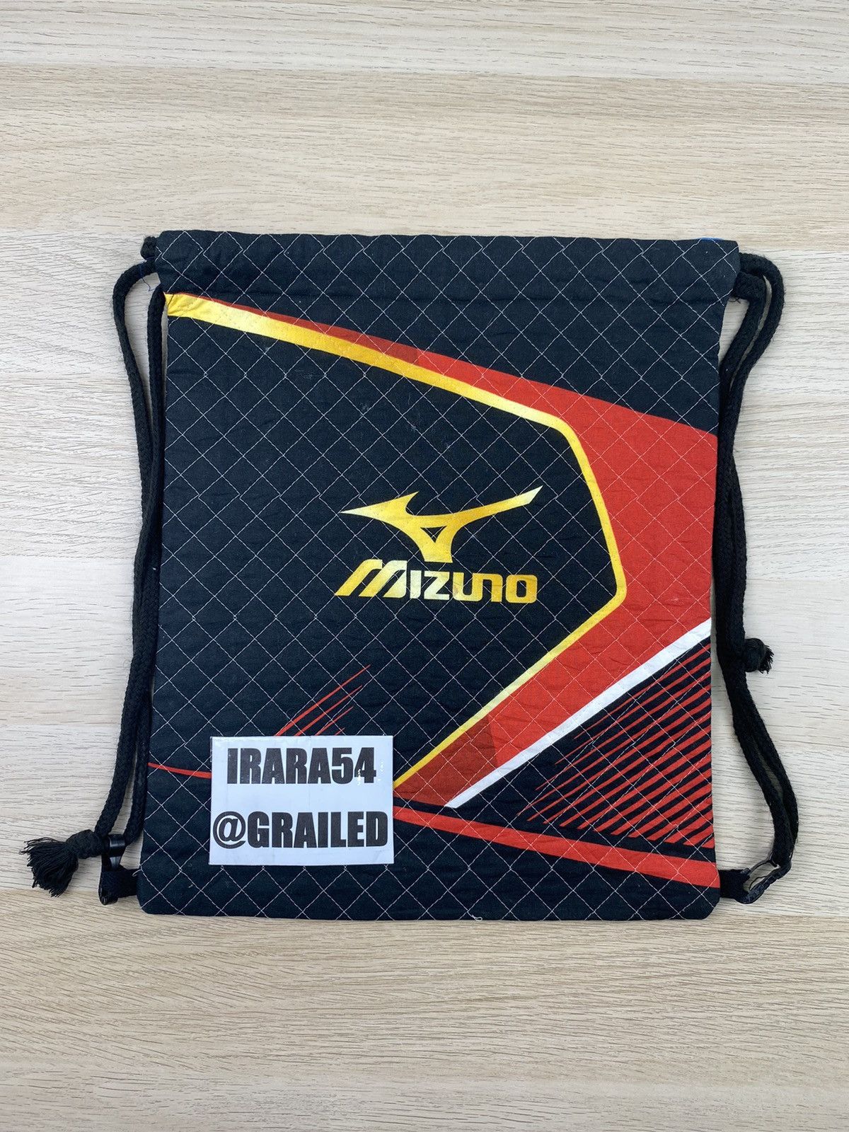 Vintage Mizuno Drawstring Bagpack B104 Size ONE SIZE - 6 Thumbnail