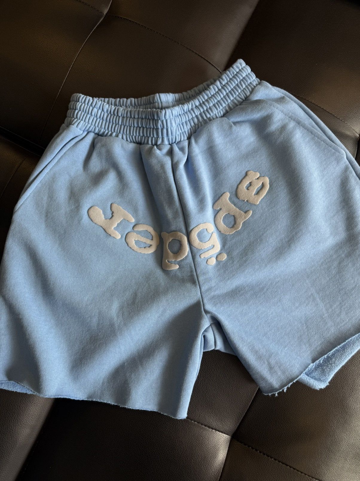 Sp5der Sp5der Sweatshorts Blue Size Small (NEW) Size US 29 - 1 Thumbnail