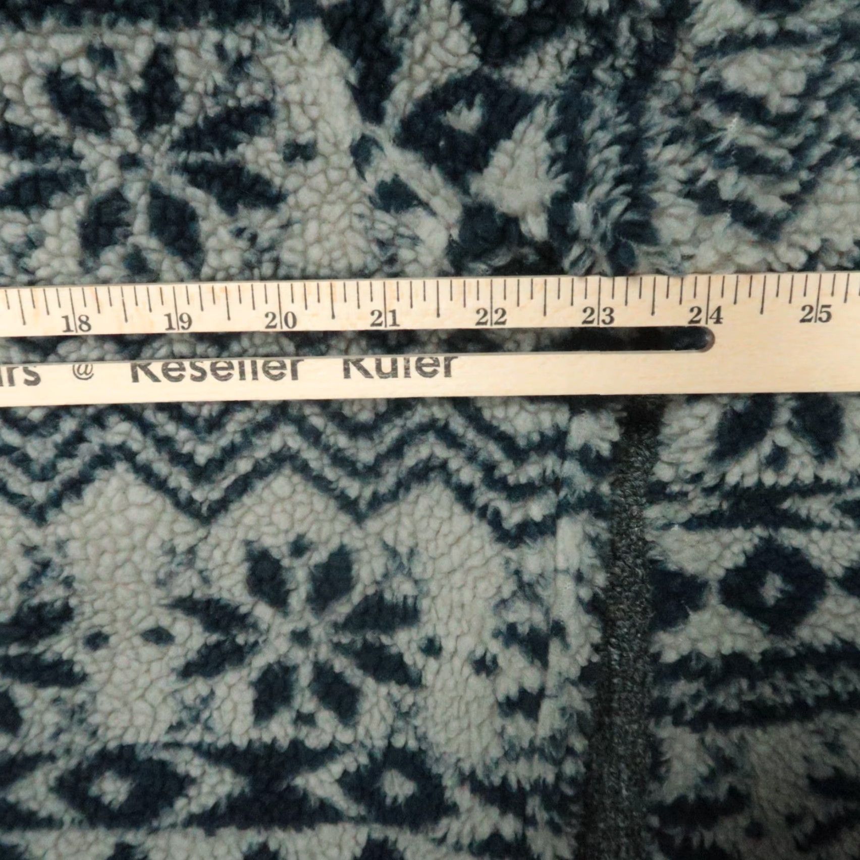 Orvis Orvis Pullover Men Medium Gray Blue Fair Isle Snap Front Fleece Deep Pile Size US M / EU 48-50 / 2 - 6 Thumbnail