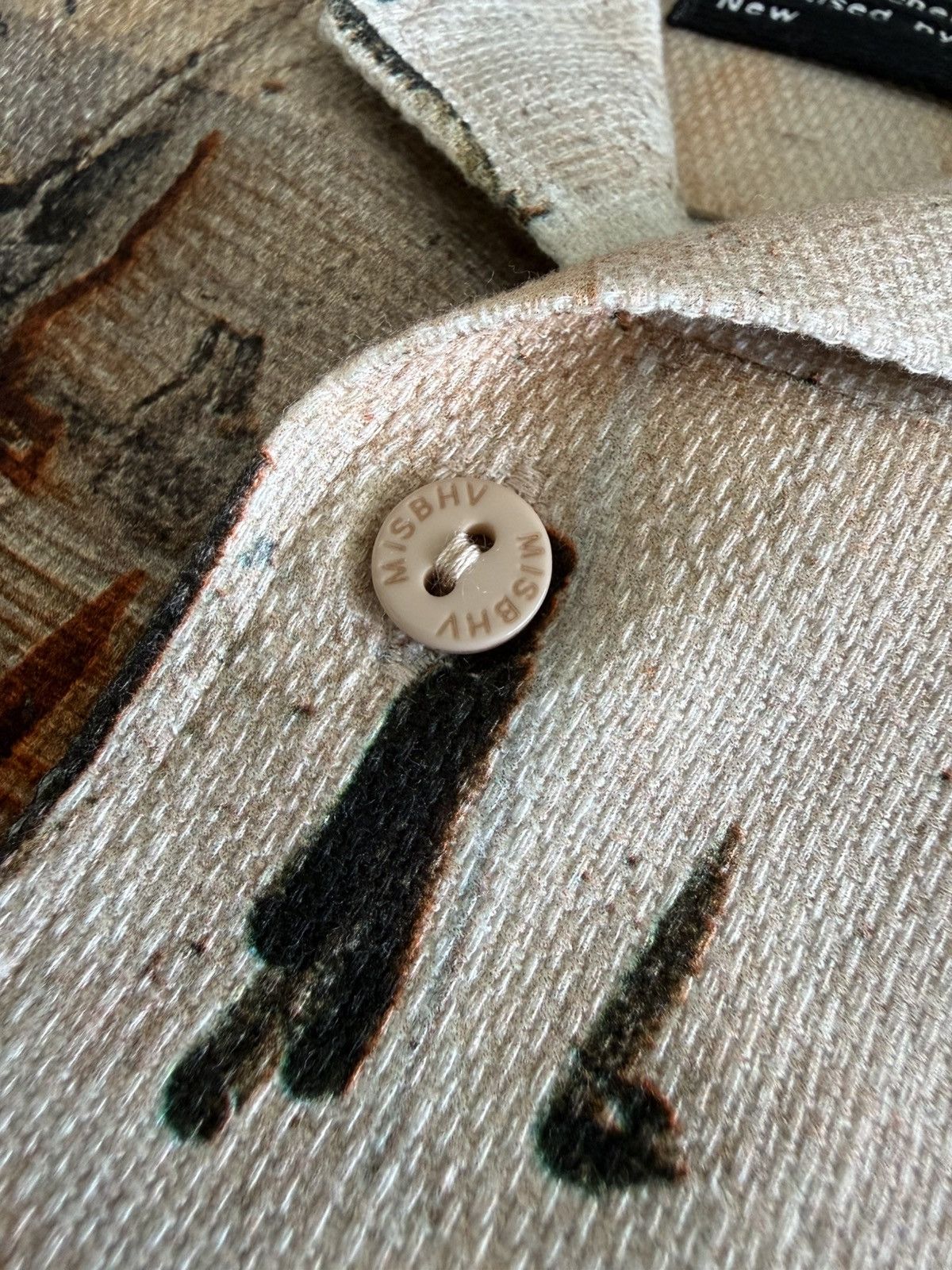 Misbhv MISBHV Beige 'Big Shoes' Shirt Size: L Size US L / EU 52-54 / 3 - 3 Thumbnail