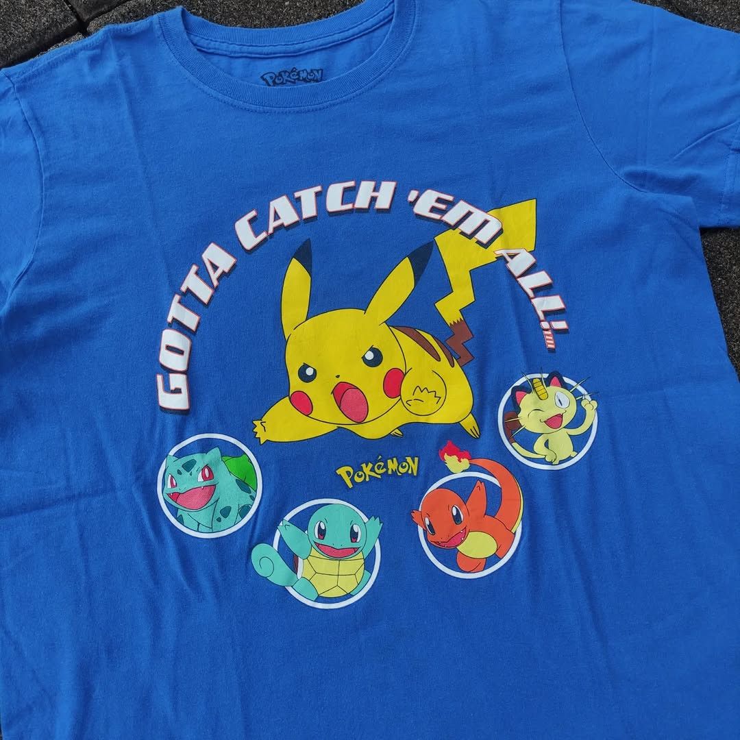 Anime Vintage Pokemon Rare Tee Size US M / EU 48-50 / 2 - 1 Thumbnail