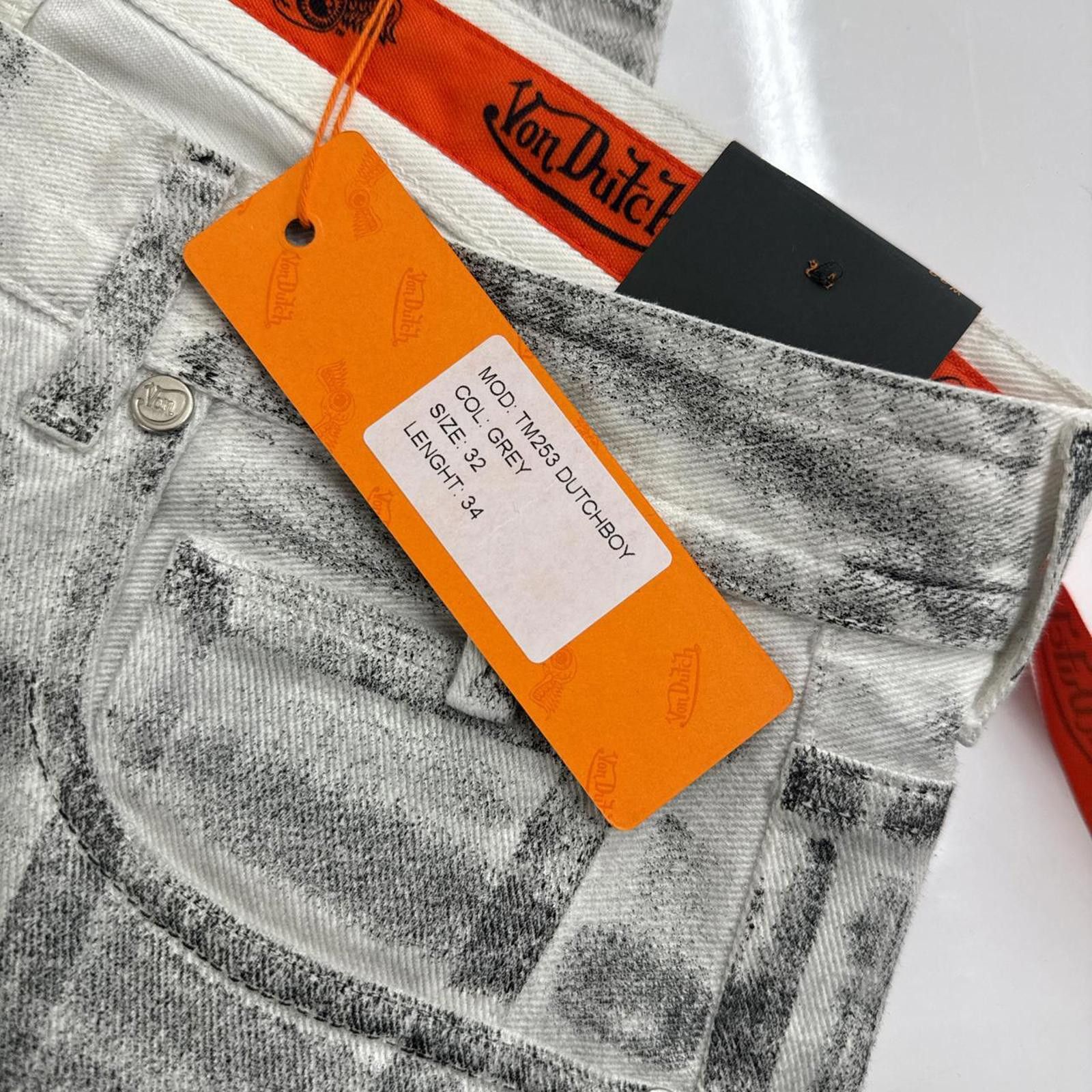 Von Dutch Von Dutch Paris Acid White Logo Men’s Jeans Size 32x34 Size US 32 / EU 48 - 5 Thumbnail