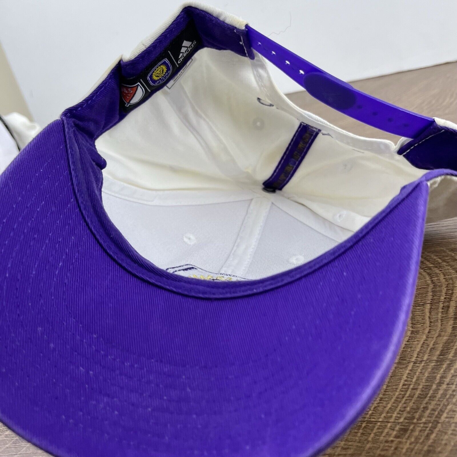 Adidas Orlando City Adidas Hat Snapback Hat White Hat Adjustable Wh Size ONE SIZE - 16 Thumbnail