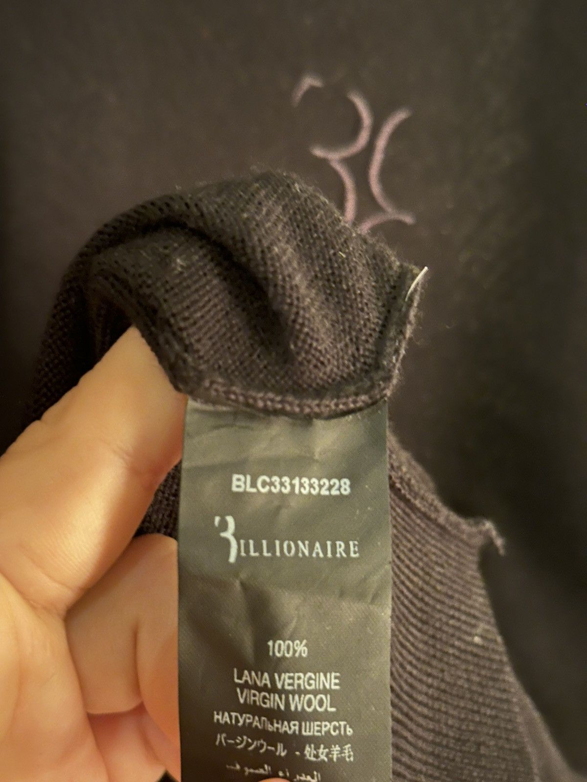 Billionaire Couture Billionaire Designer Jumper Size US L / EU 52-54 / 3 - 6 Thumbnail