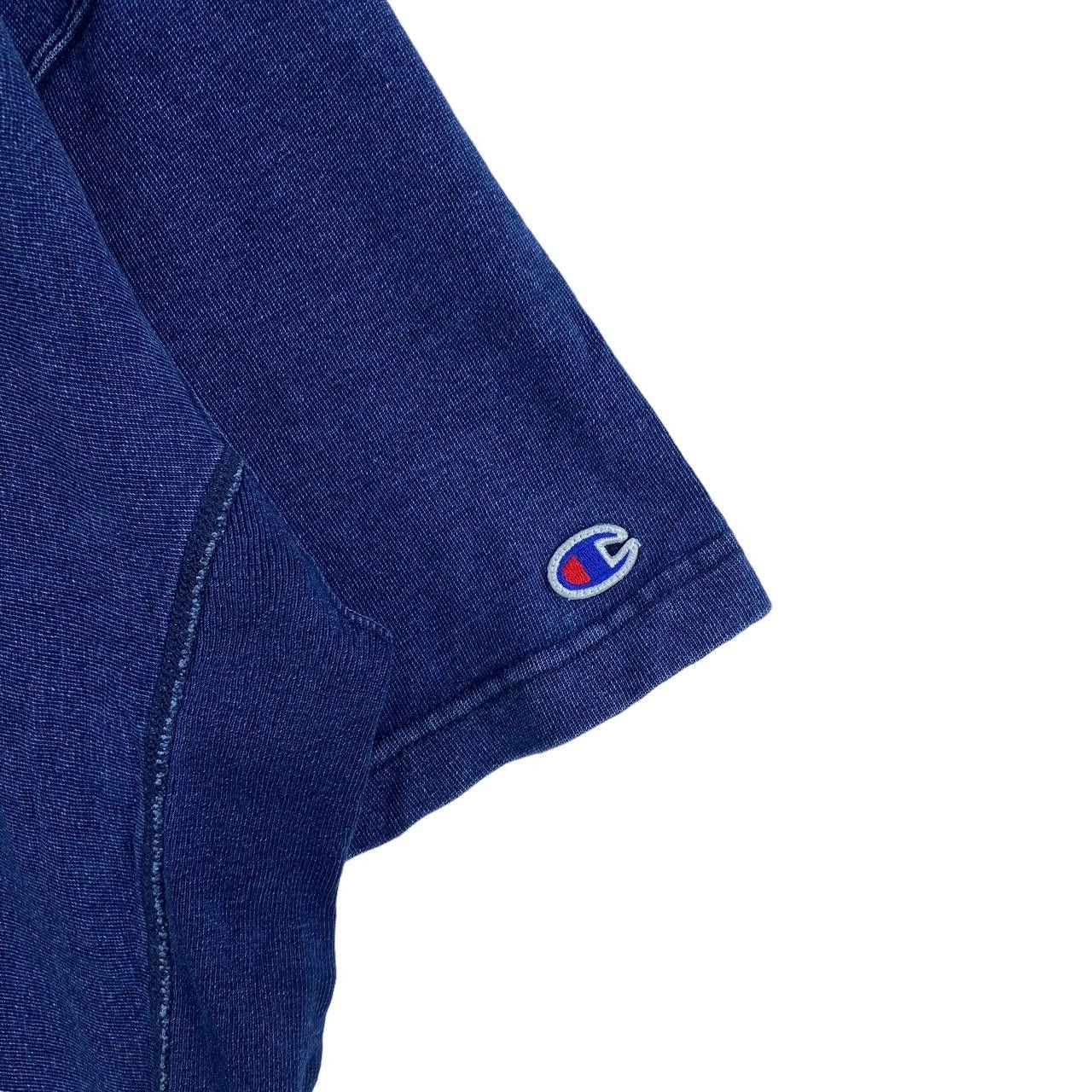 Champion Vintage 90’ CHAMPION REVERSE WEAVE Indigo Tee Shirt Size US L / EU 52-54 / 3 - 4 Thumbnail