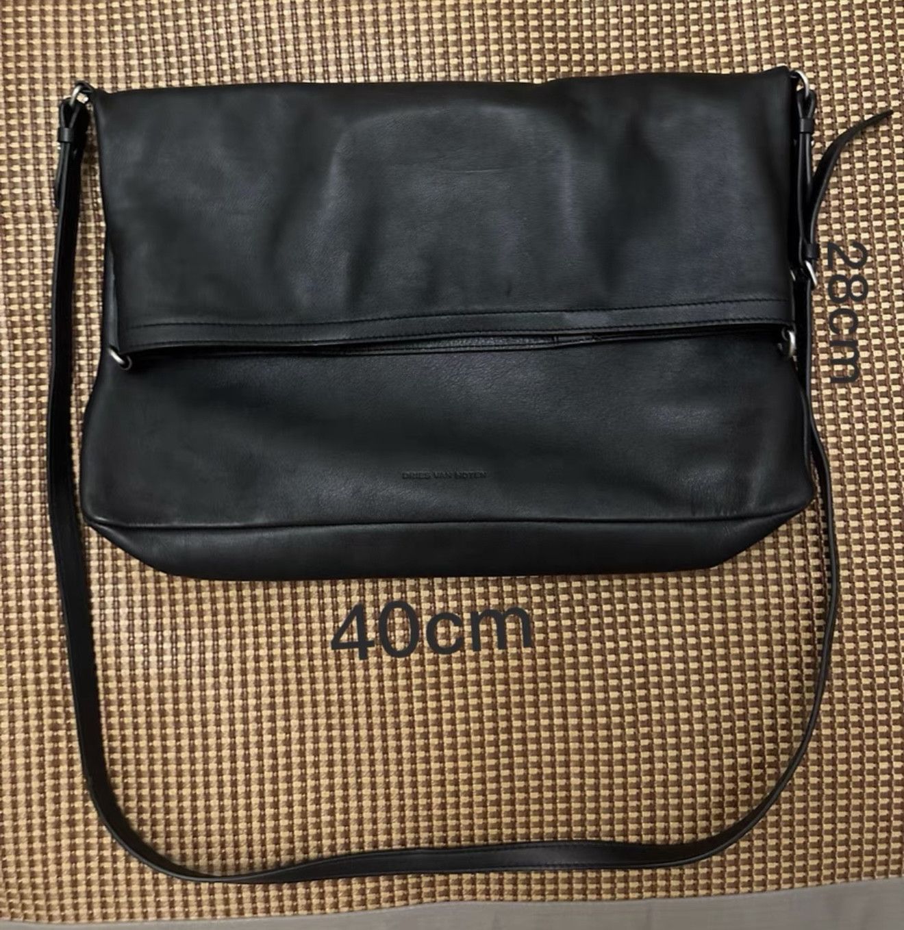 Dries Van Noten Dries Van Noten Leather Flap Over Tote Crossbody Bag Size ONE SIZE - 1 Thumbnail