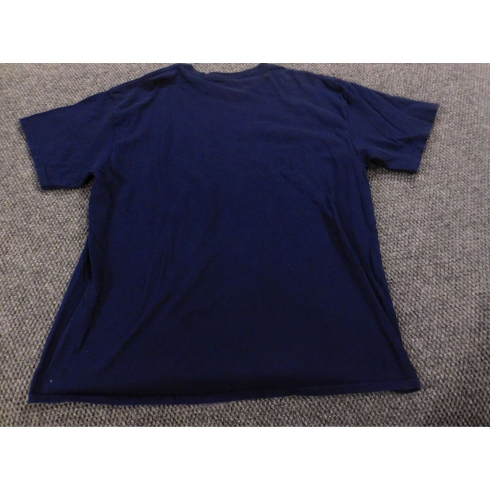Vintage Friends Womens Shirt XL Blue Crew Neck 90s 2000s Chander Ross Cotton Rayon Blouse Short Sleeve Casual Button Graphic Together Size XL / US 12-14 / IT 48-50 - 7 Thumbnail
