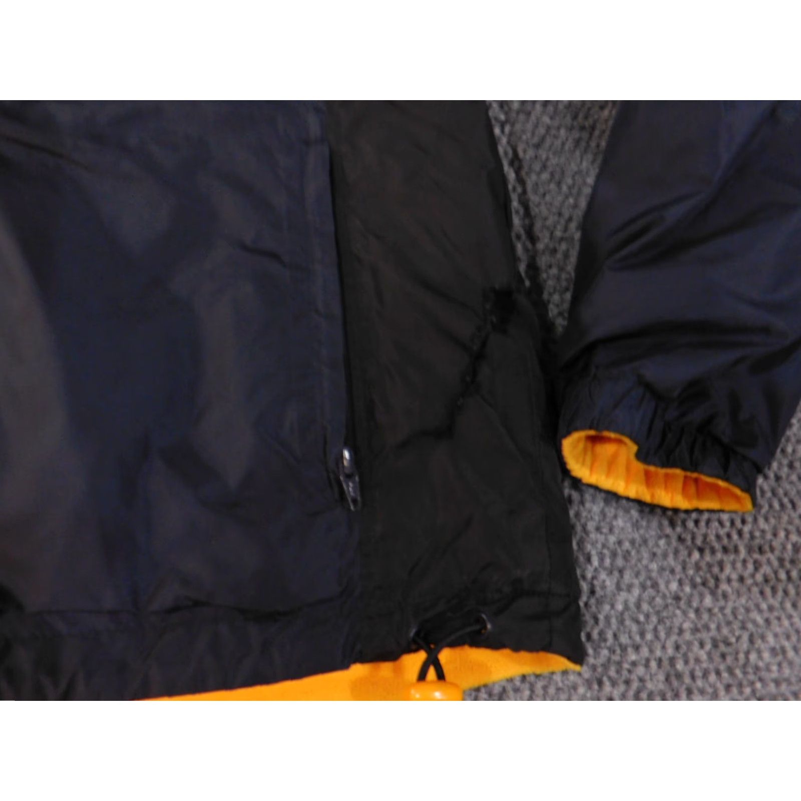 Tommy Hilfiger VINTAGE Tommy Hilfiger Jacket Mens Small Blue Reversible Fleece Yellow 90s Bomber Zip Size US S / EU 44-46 / 1 - 4 Thumbnail