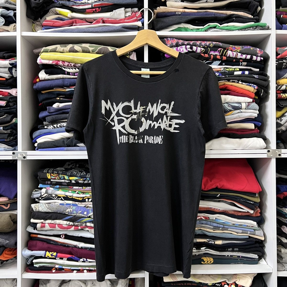 Band Tees × Vintage VTG MY CHEMICAL ROMANCE THE BLACK PARADE Size US S / EU 44-46 / 1 - 1 Thumbnail