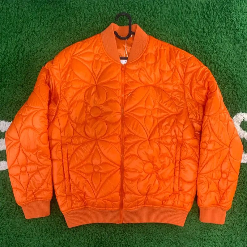 Louis Vuitton Louis Vuitton Orange Men's Down Jacket 0089 Size US L / EU 52-54 / 3 - 1 Thumbnail
