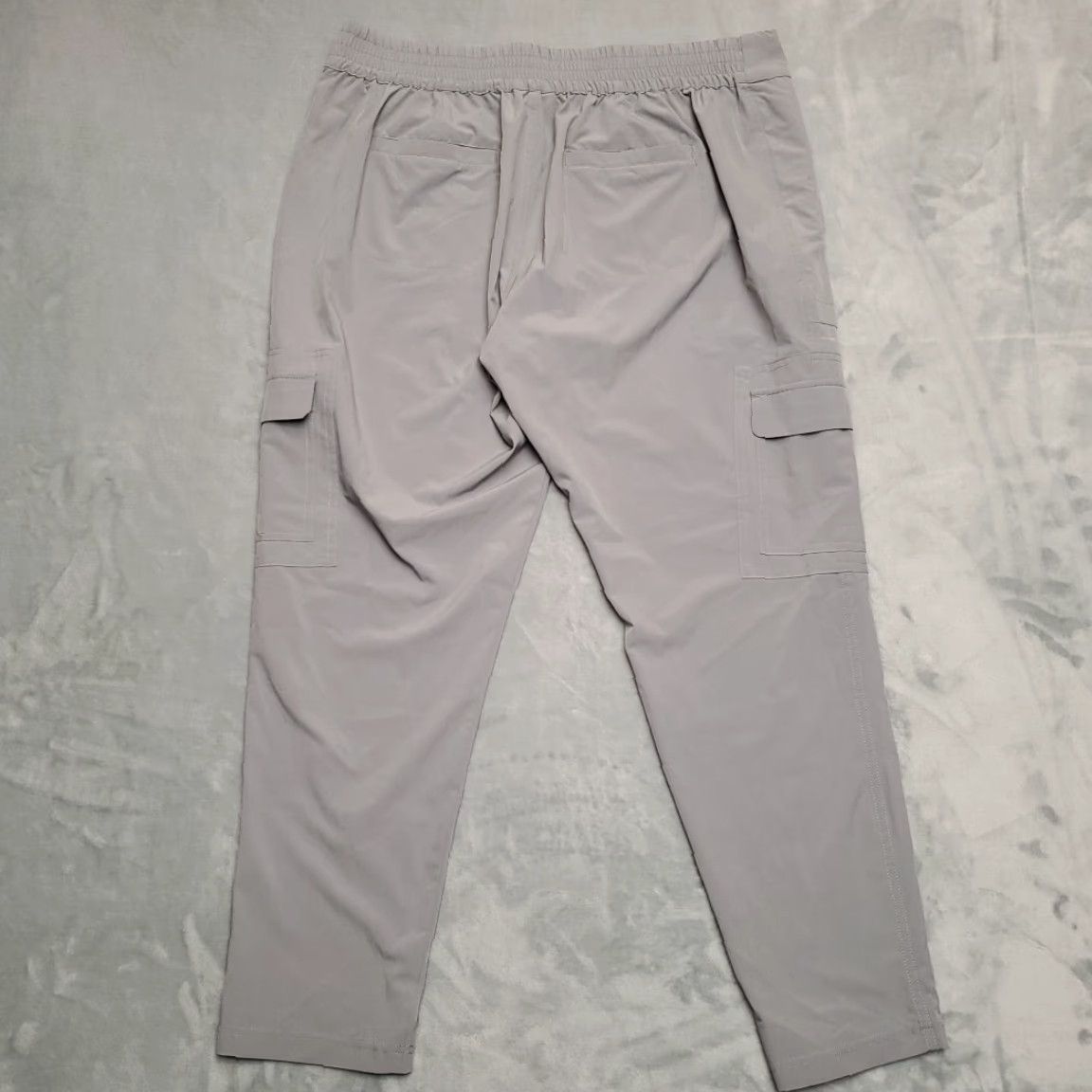 Vintage Bass Pants Mens XL Gray Lightweight Travel Cargo Utility Outdoors Stretch Blend Size US 36 / EU 52 - 6 Thumbnail
