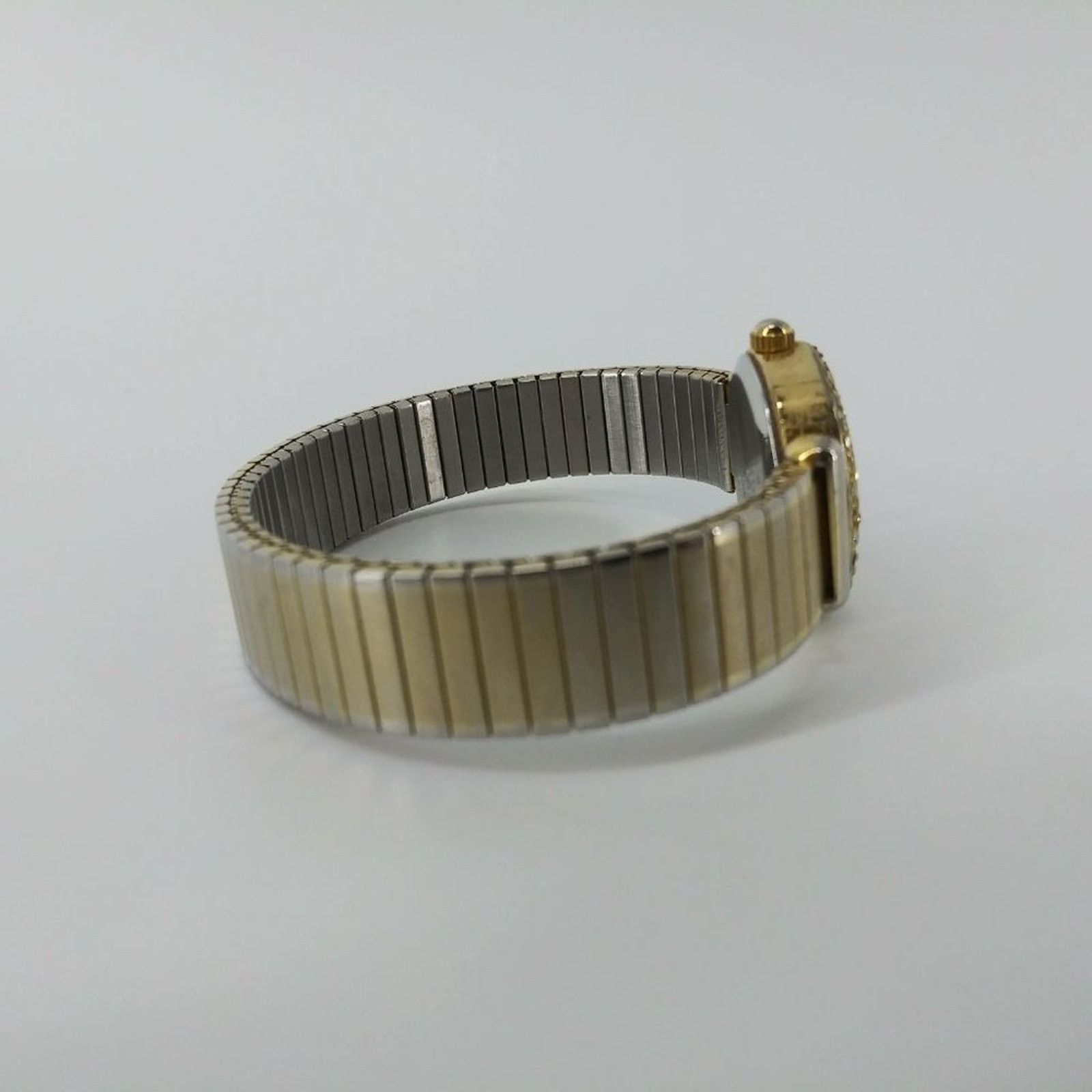Other Vintage Milan Womens Gold Tone Stretch Bracelet Wristwatch Size ONE SIZE - 7 Thumbnail