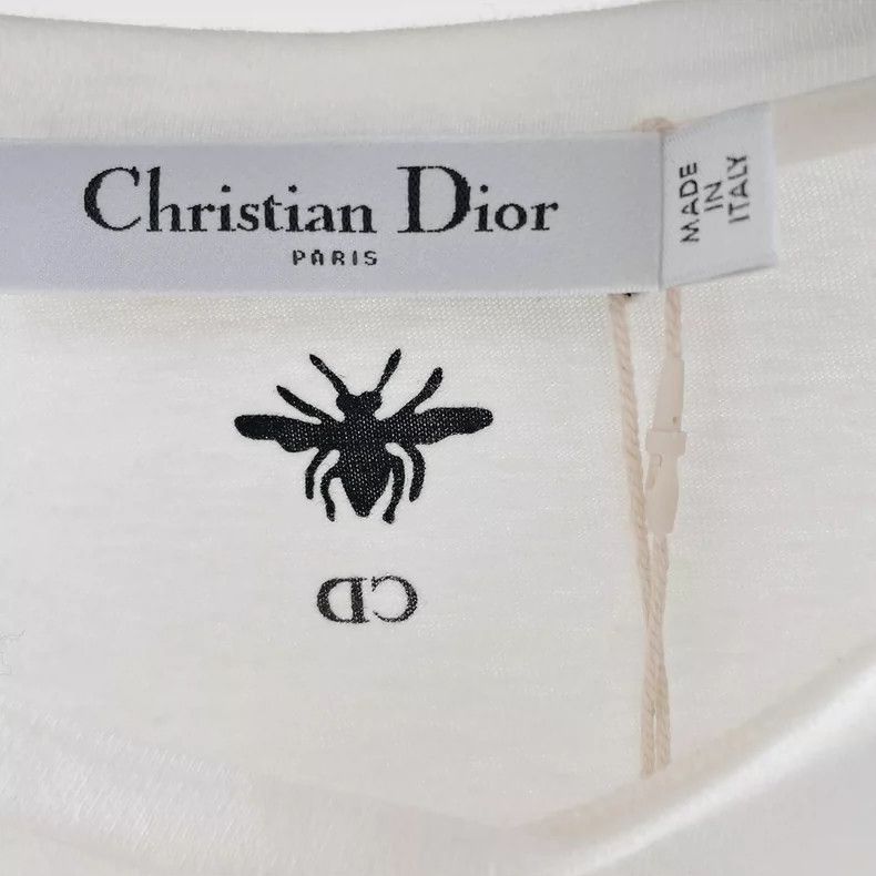 Dior Dior White printed T-shirt Size XS / US 0-2 / IT 36-38 - 6 Thumbnail