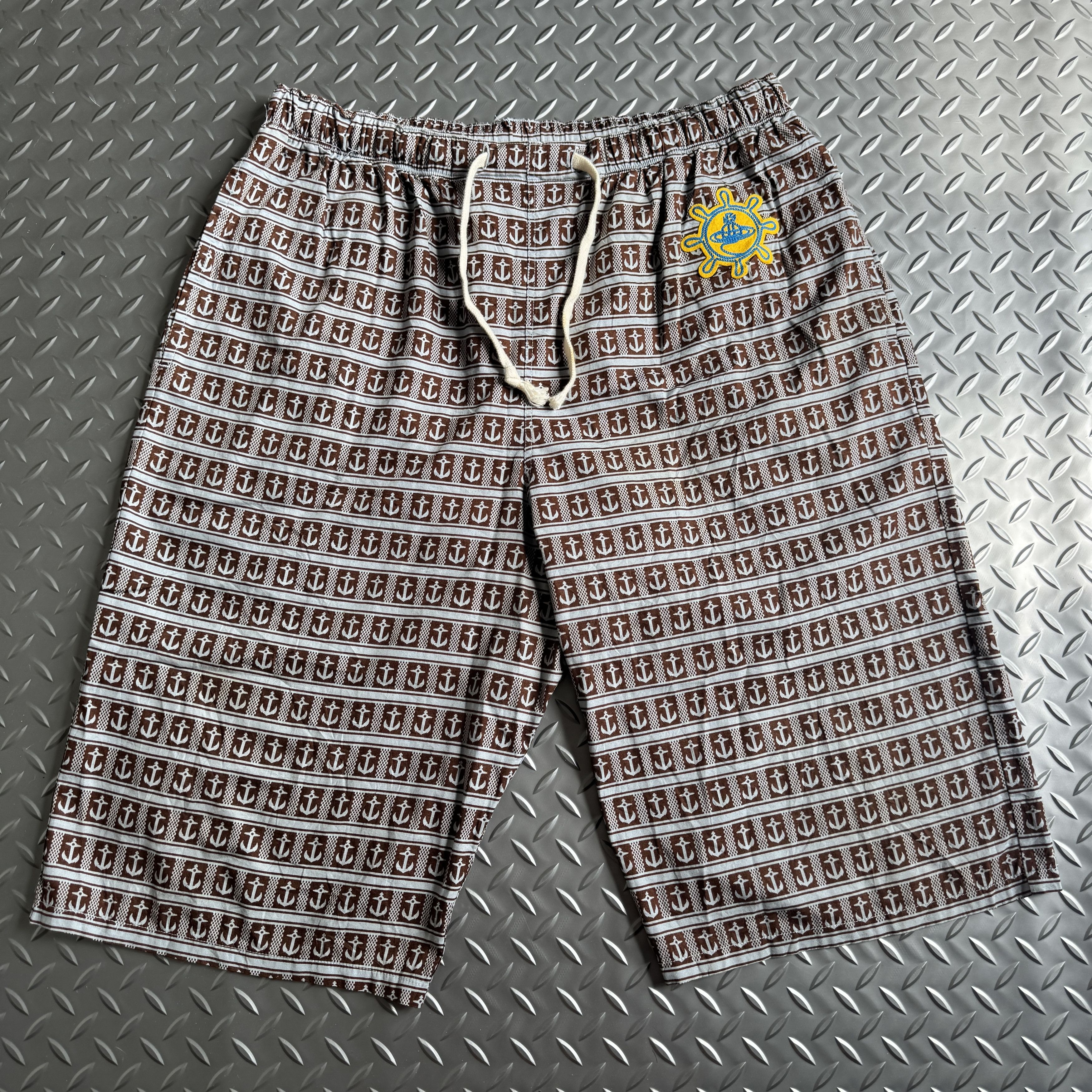 Vivienne Westwood Vivienne Westwood Anchor Pattern Shorts Size US 34 / EU 50 - 1 Thumbnail