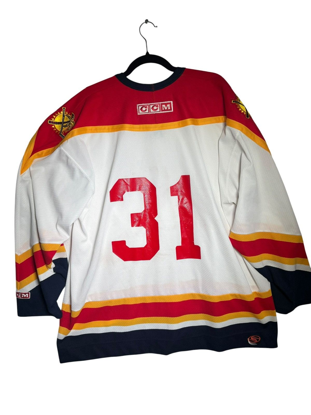 Ccm 90s Florida Panthers Jersey Size US XXL / EU 58 / 5 - 4 Thumbnail