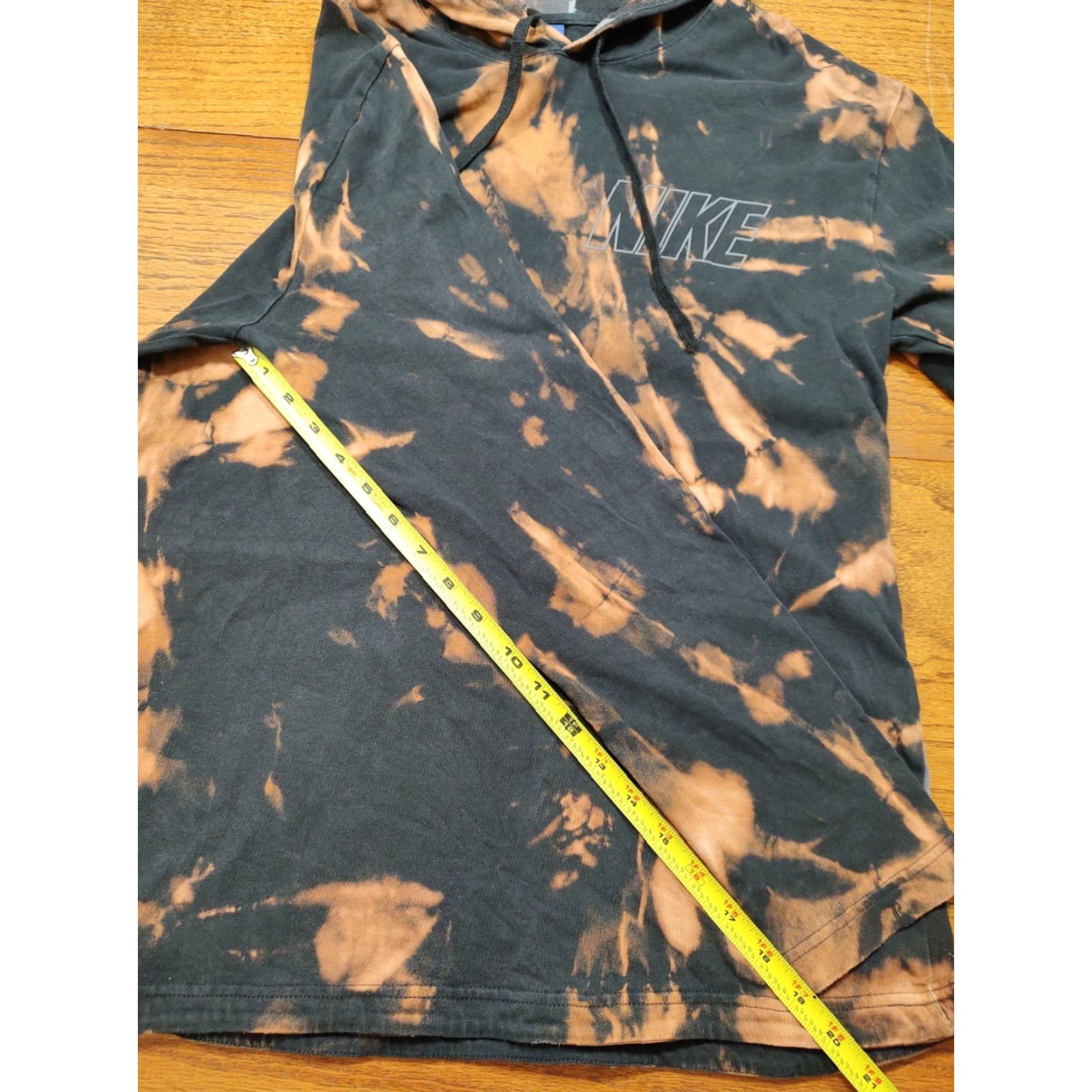 Nike Nike Hoodie Mens M Tie Dye Black Logo Lightweight 90s Sports Dark Size US M / EU 48-50 / 2 - 6 Thumbnail