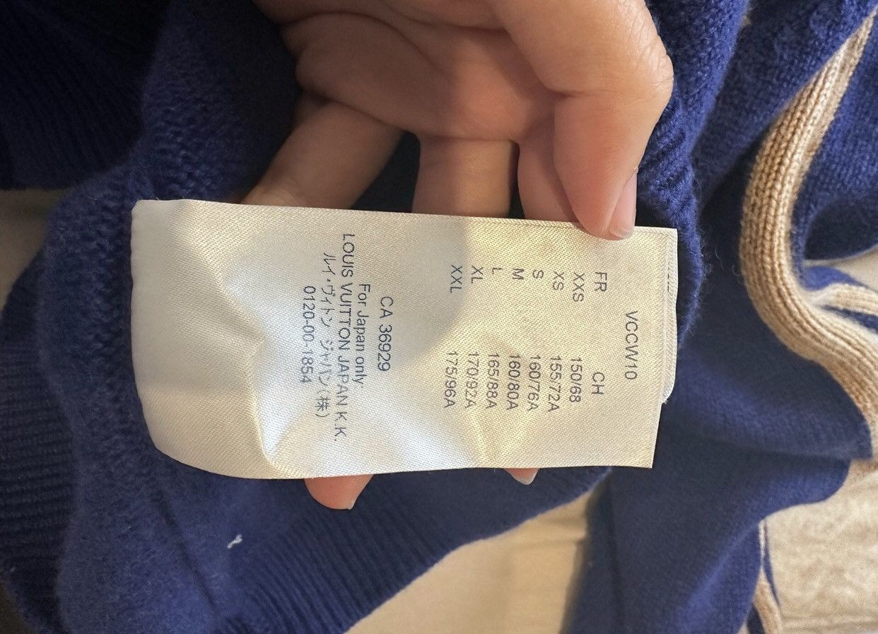 Louis Vuitton Louis Vuitton 100% pure cashmere sweater 2412-Nextarrow Size US S / EU 44-46 / 1 - 7 Thumbnail