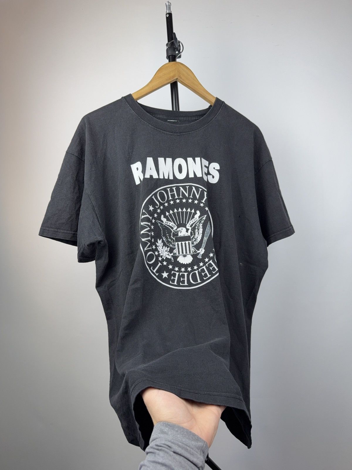 Band Tees Vintage 00s Ramones Hey Ho Let’s Go Double Sided Tee 🖤 Size US XL / EU 56 / 4 - 7 Thumbnail