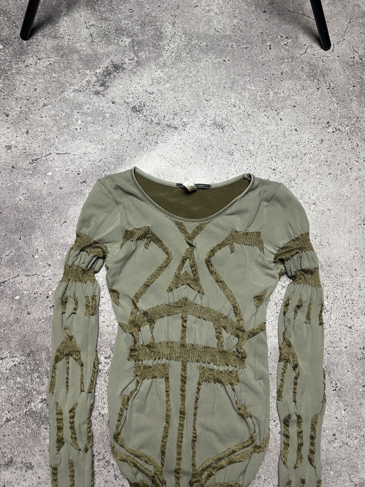 Marithe + Francois Girbaud Marithe Francois Girbaud Termo Mesh Long Sleeve Size S / US 4 / IT 40 - 2 Thumbnail