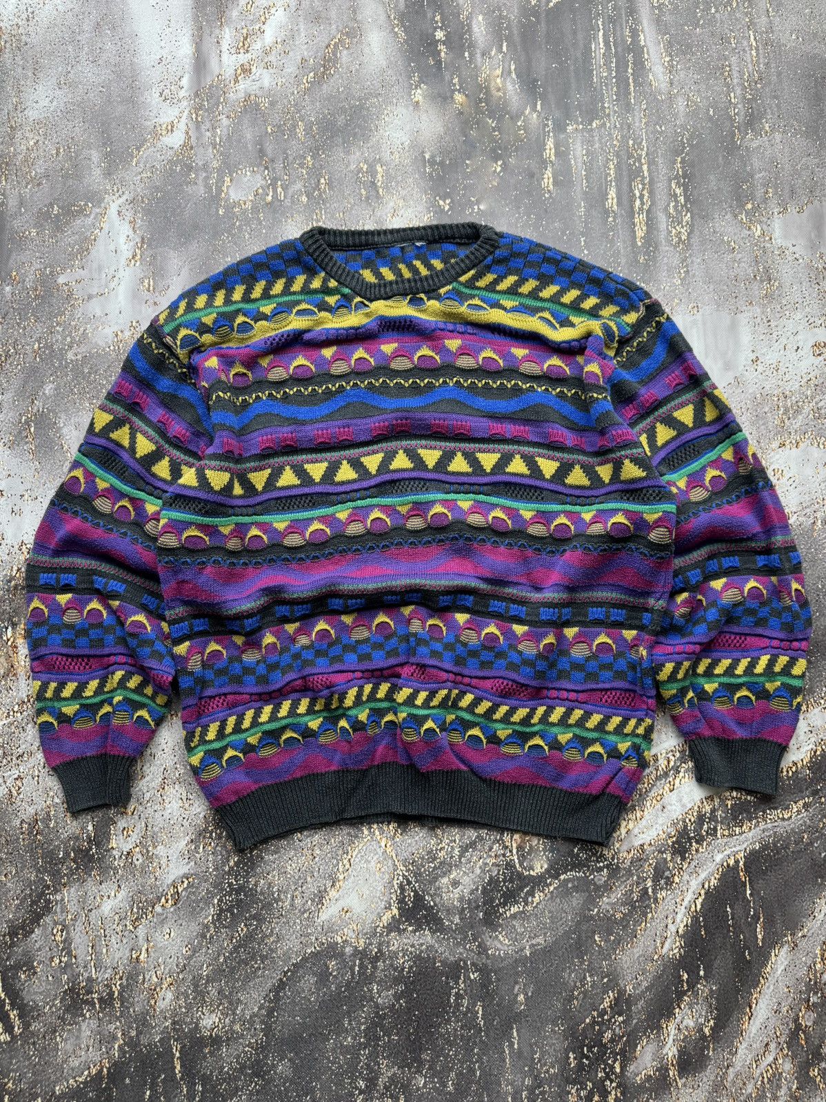 Vintage Vintage Amazing Knit Sweater Size US M / EU 48-50 / 2 - 1 Thumbnail