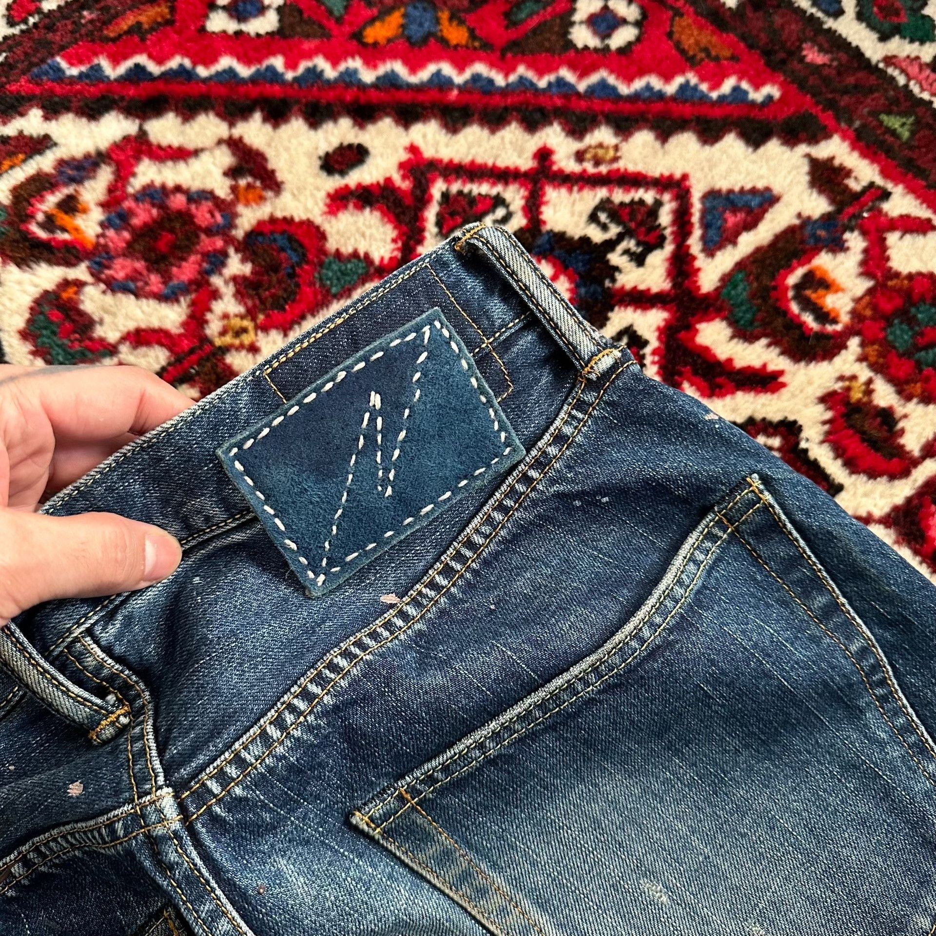 Visvim VISVIM 20SS DRY10 Splash Ink Jeans Size US 26 / EU 42 - 7 Thumbnail