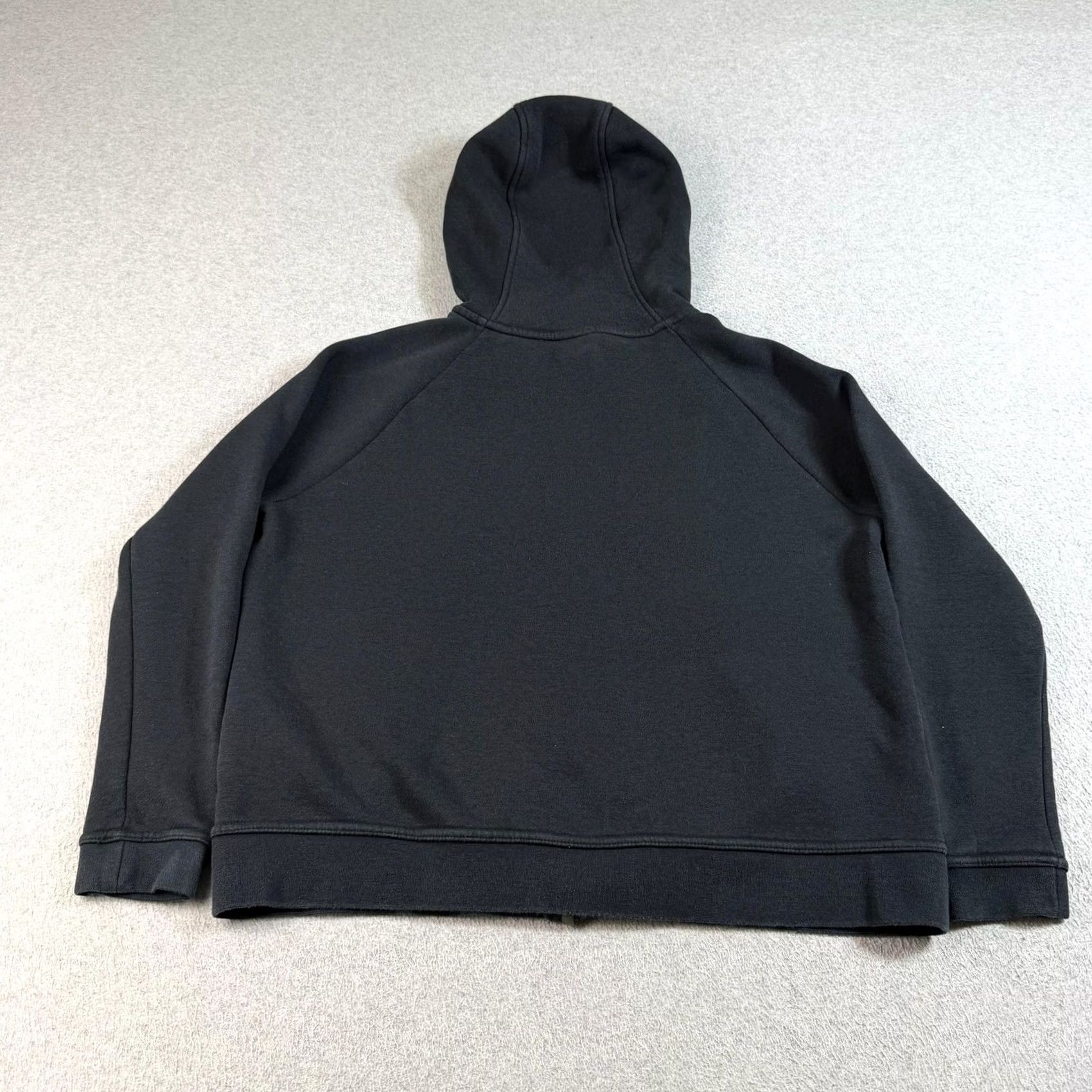 Nike Nike Hoodie XL Black Full Zip Fleece Sweatshirt Swoosh Logo Mens Size XL / US 12-14 / IT 48-50 - 2 Thumbnail