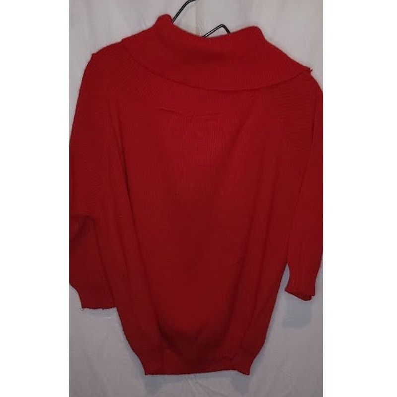 Other Marliu Exclusive New York Red Pearl WideNeck Sweater Size XL Size XL / US 12-14 / IT 48-50 - 5 Thumbnail