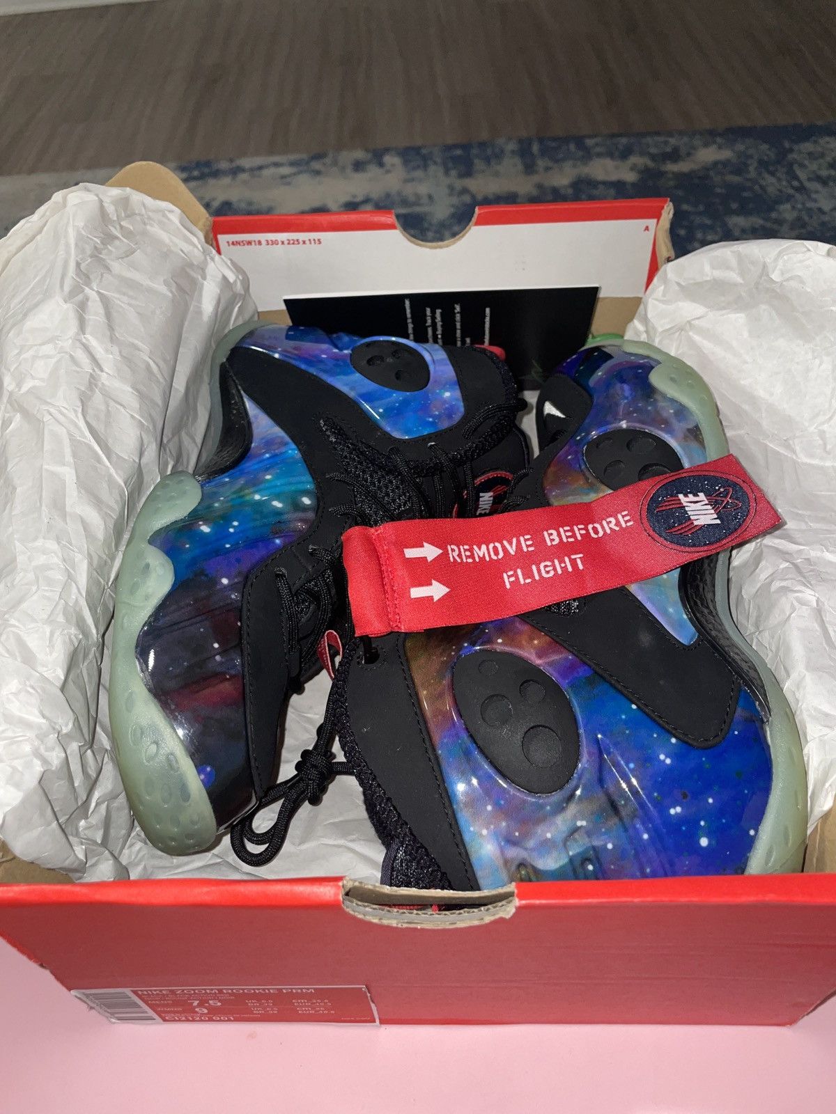 Nike Nike Zoom Rookie PRM (Galaxy) Size US 7.5 / EU 40-41 - 3 Thumbnail